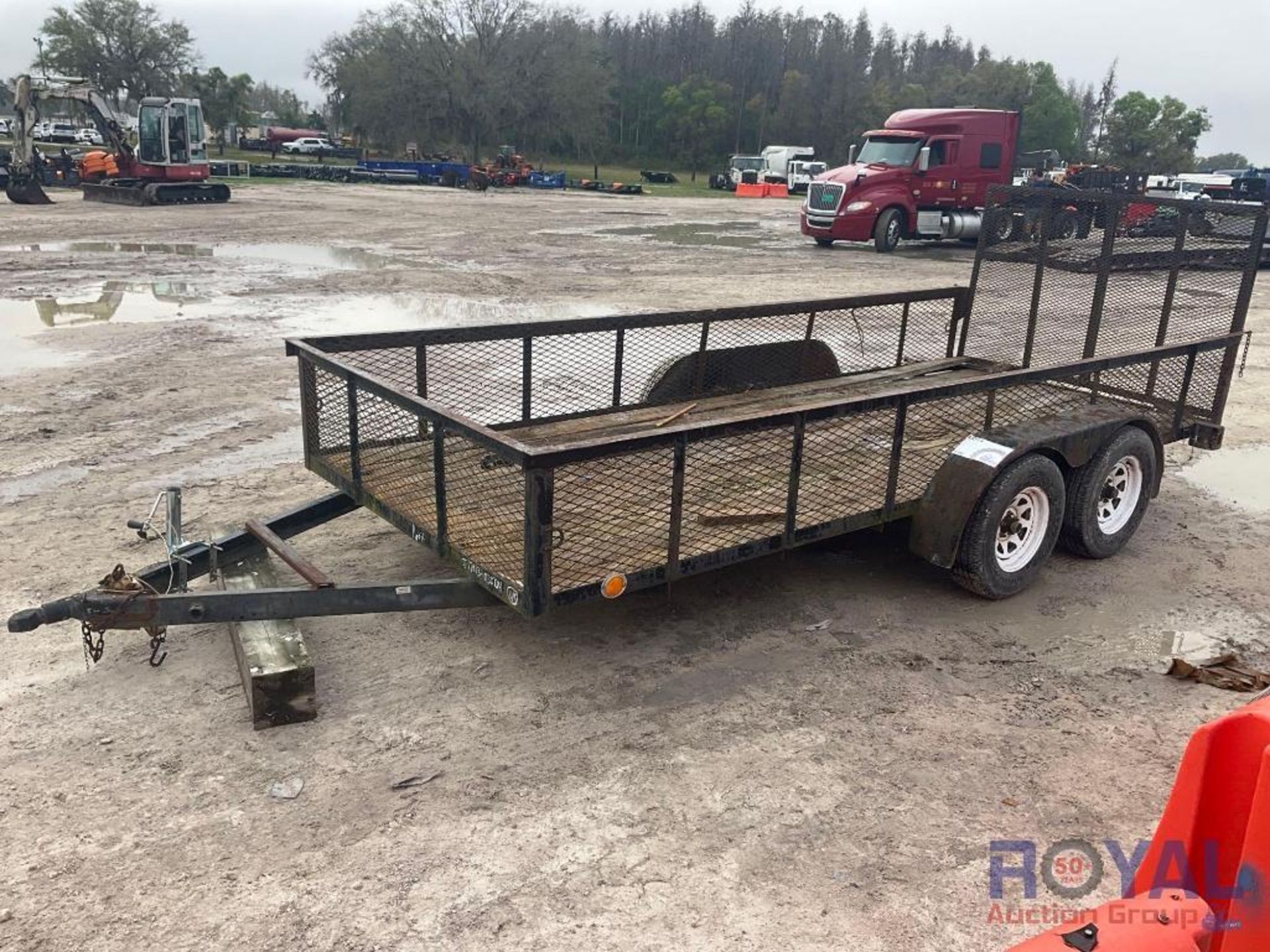 16ft T/A Trailer w/ Fold Down Ramp