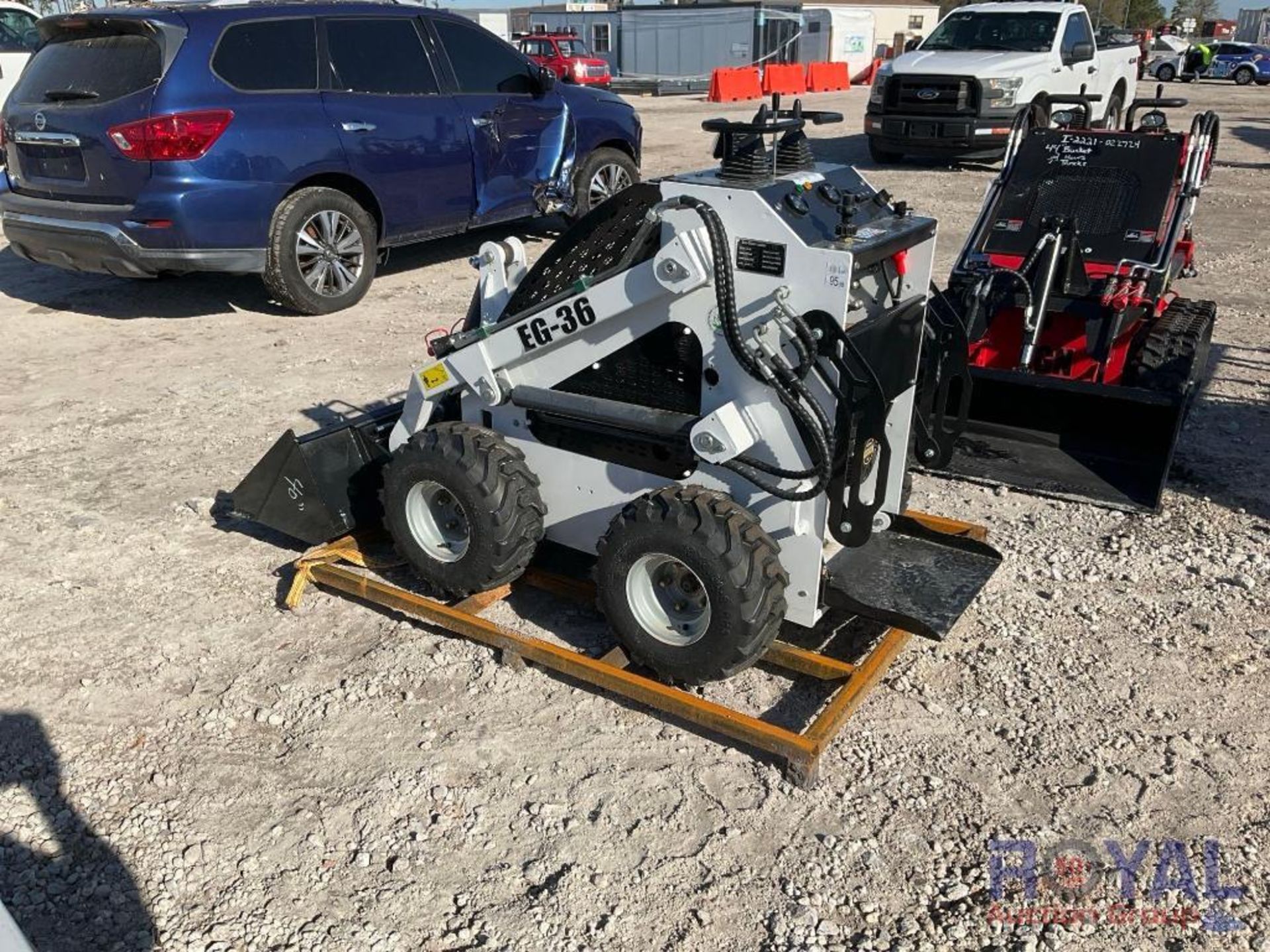 2024 EGN EG36 Stand On Mini Wheel Loader Skid Steer - Image 4 of 16