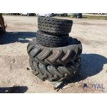 MF 231 Front and Rear Tractor Tires and Rims