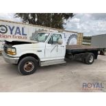 1995 Ford F450 Flatbed Truck