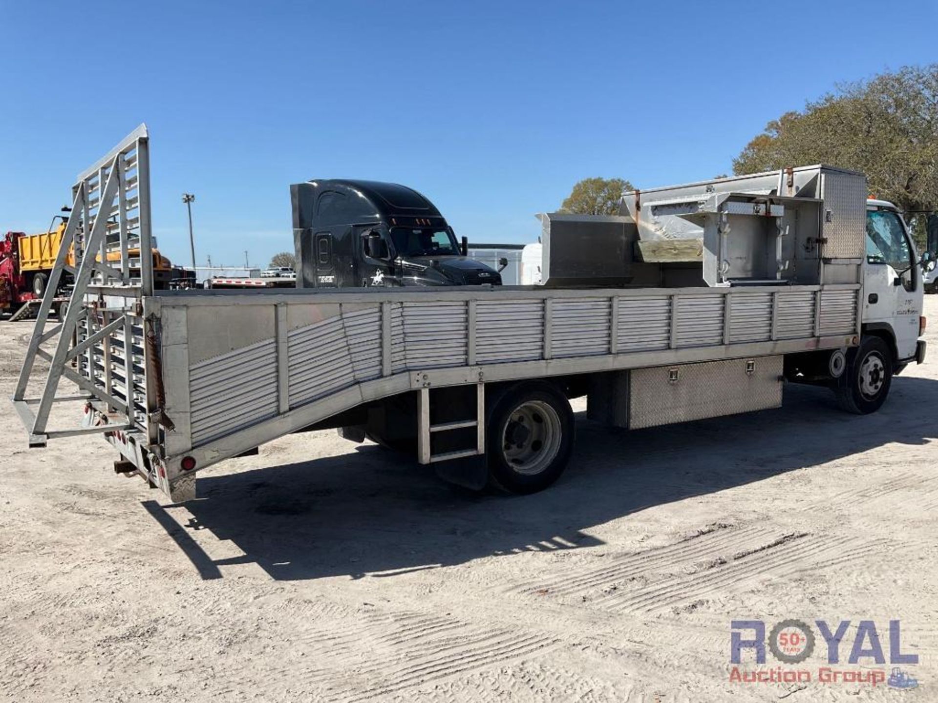 2004 Isuzu NQR Alumne 20FT Landscape Flatbed Truck - Bild 3 aus 31