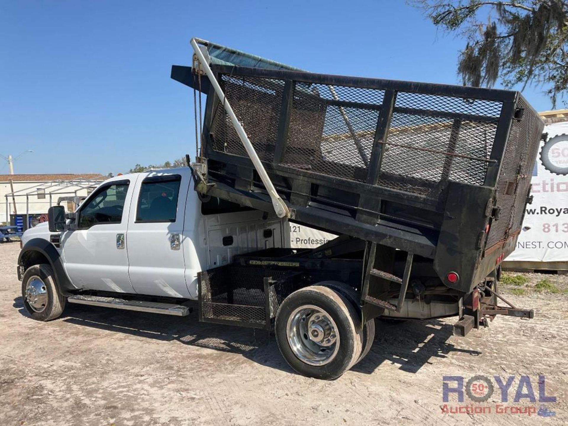 2008 Ford F450 4x4 Crew Cab Dump Truck - Bild 4 aus 28