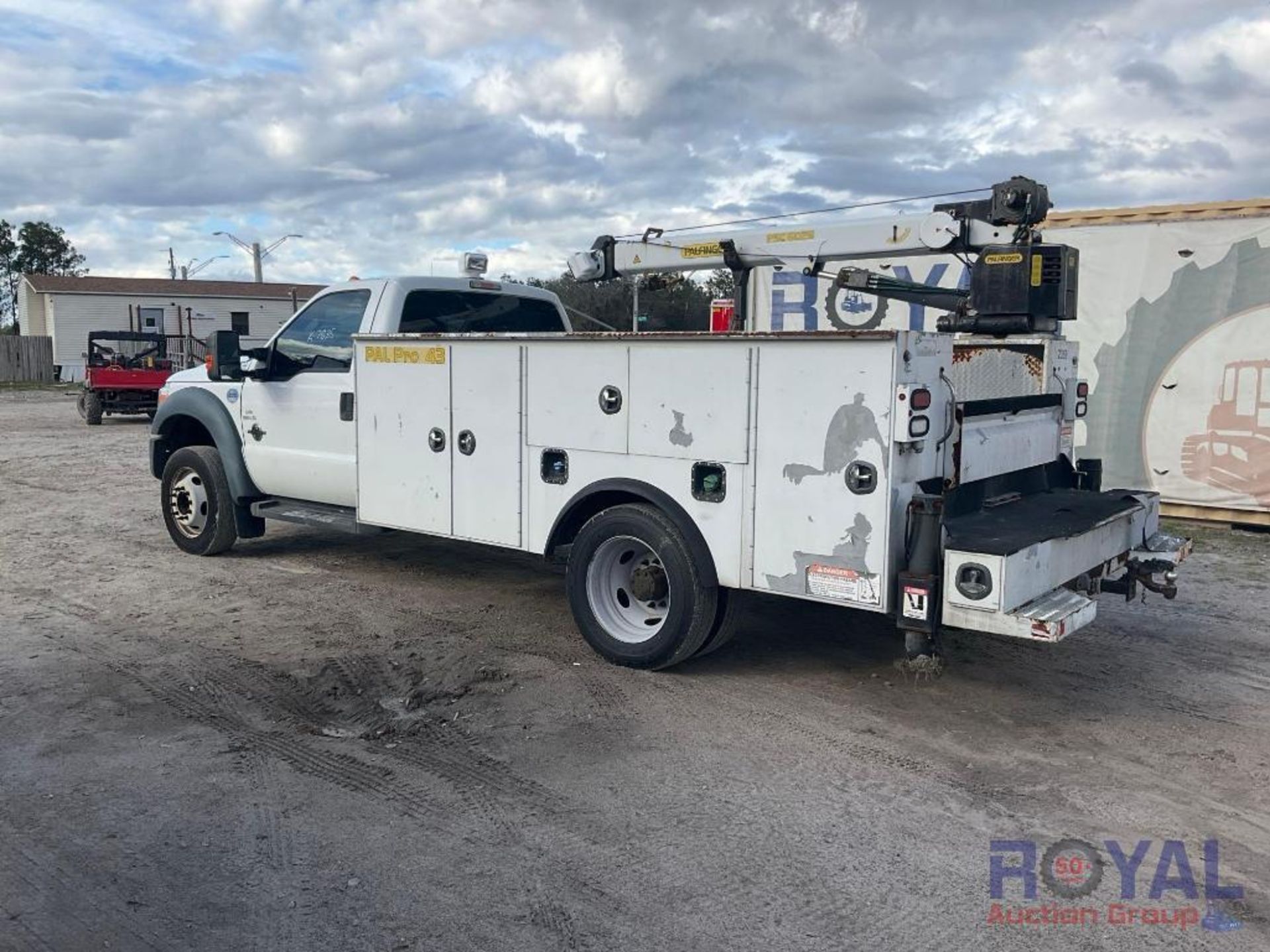 2014 Ford F450 Palfinger PSC 6025 Crane Service Truck - Image 4 of 29