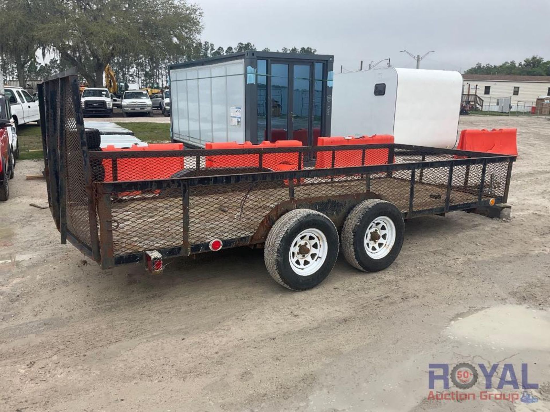 16ft T/A Trailer w/ Fold Down Ramp - Bild 3 aus 9