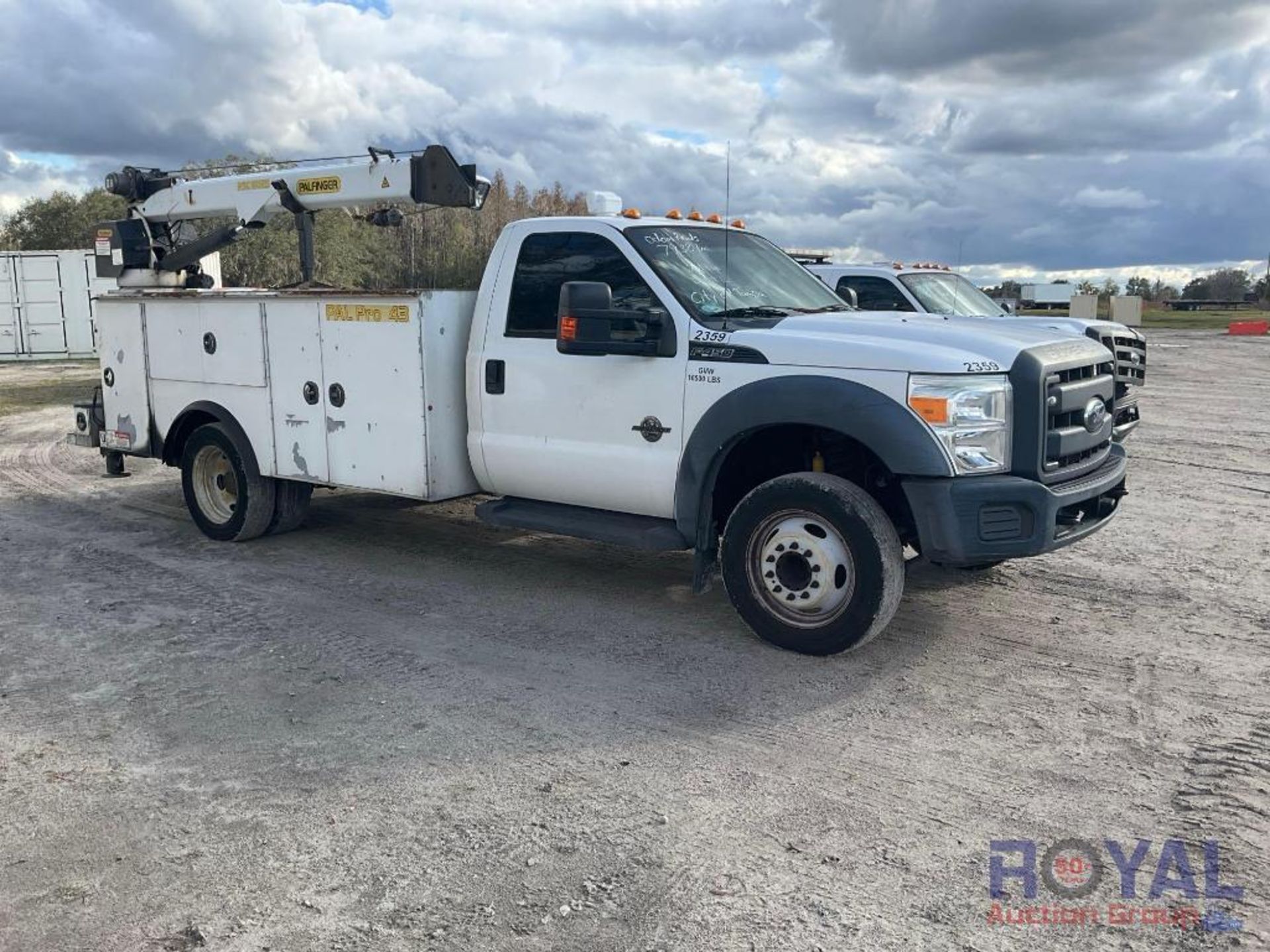 2014 Ford F450 Palfinger PSC 6025 Crane Service Truck - Image 2 of 29