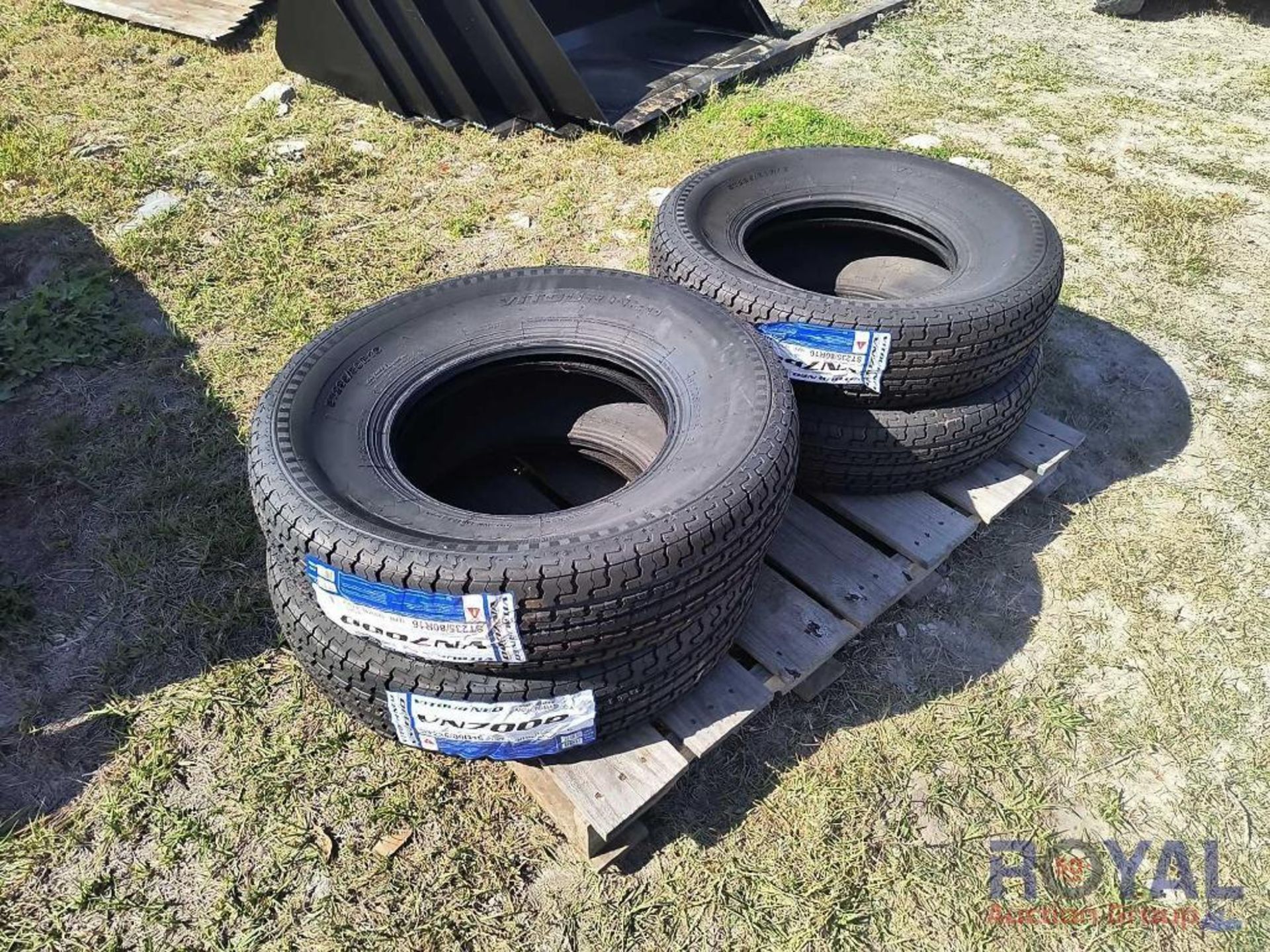 Lot Of 4 Unused ST235/80R16 Trailer Tires - Image 3 of 5