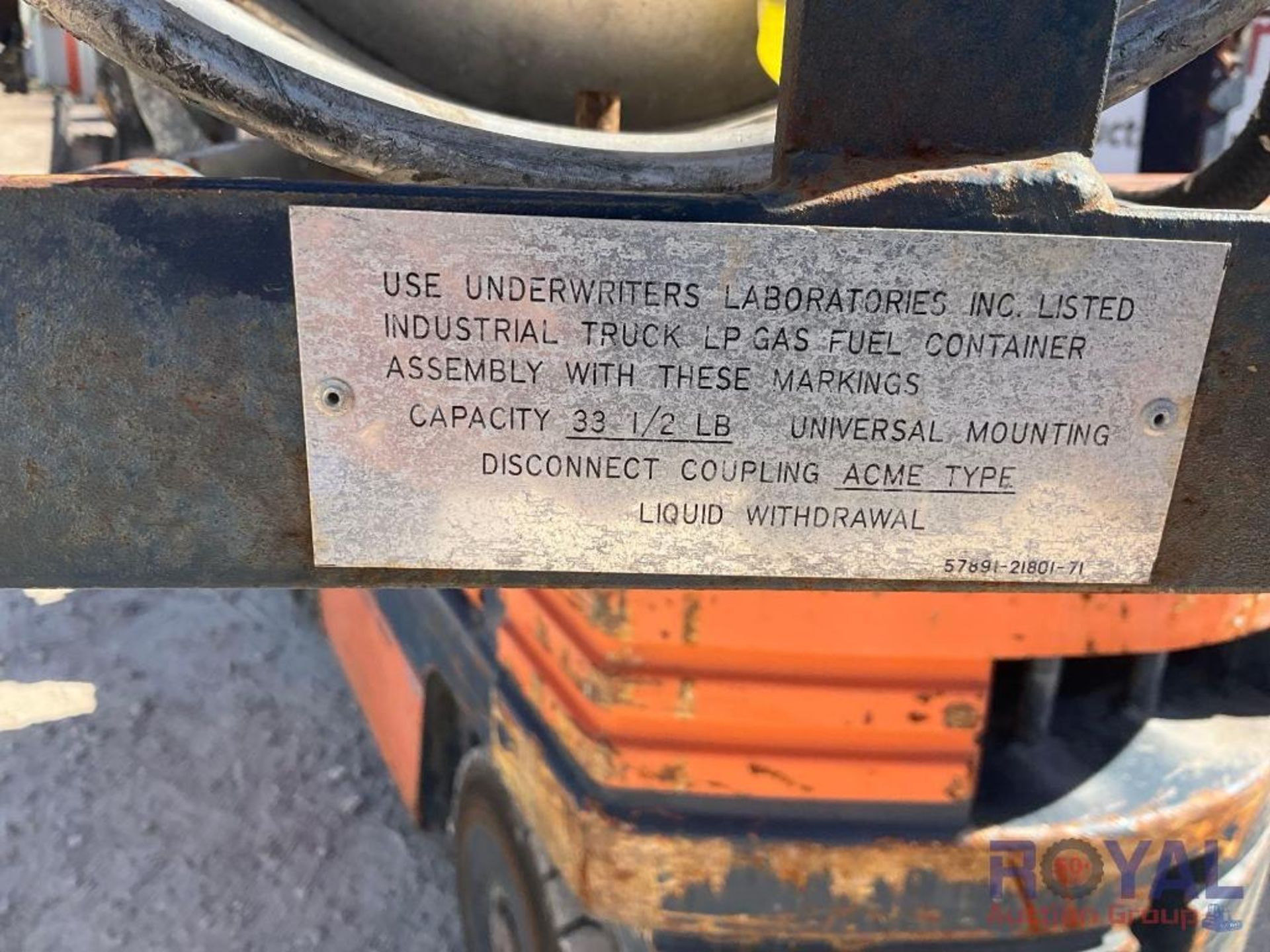 1991 Toyota 5FGC20 3,550LB Cushion Tire Forklift - Image 22 of 22