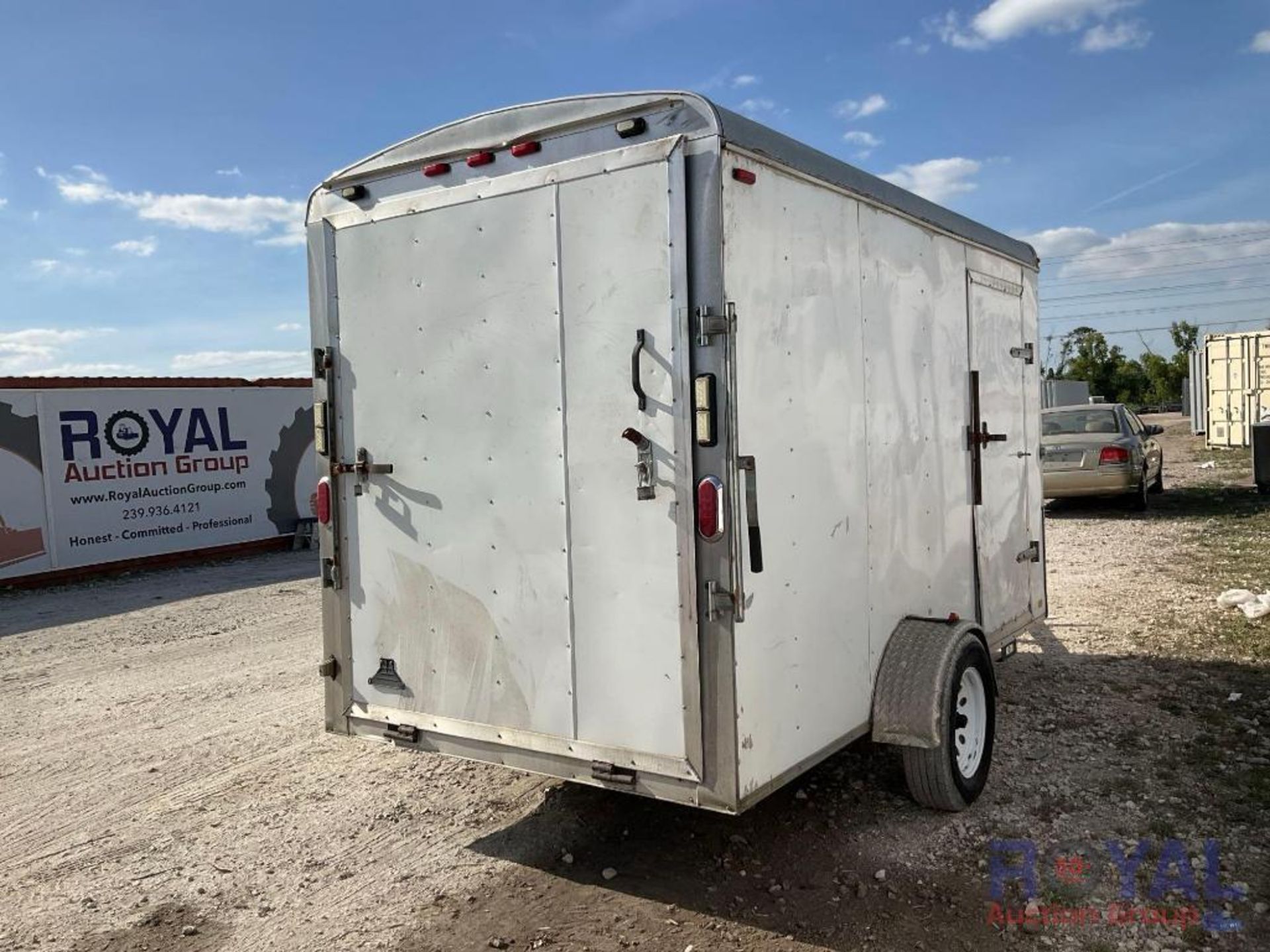 12ft by 6ft Enclosed Trailer - Image 3 of 8