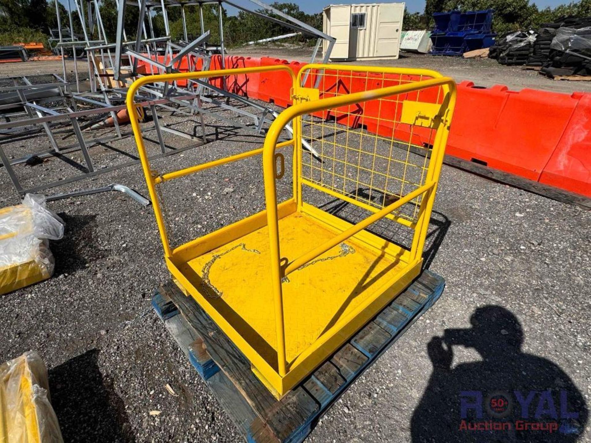 Forklift Collapsible Safety Cage Man Basket - Bild 2 aus 5