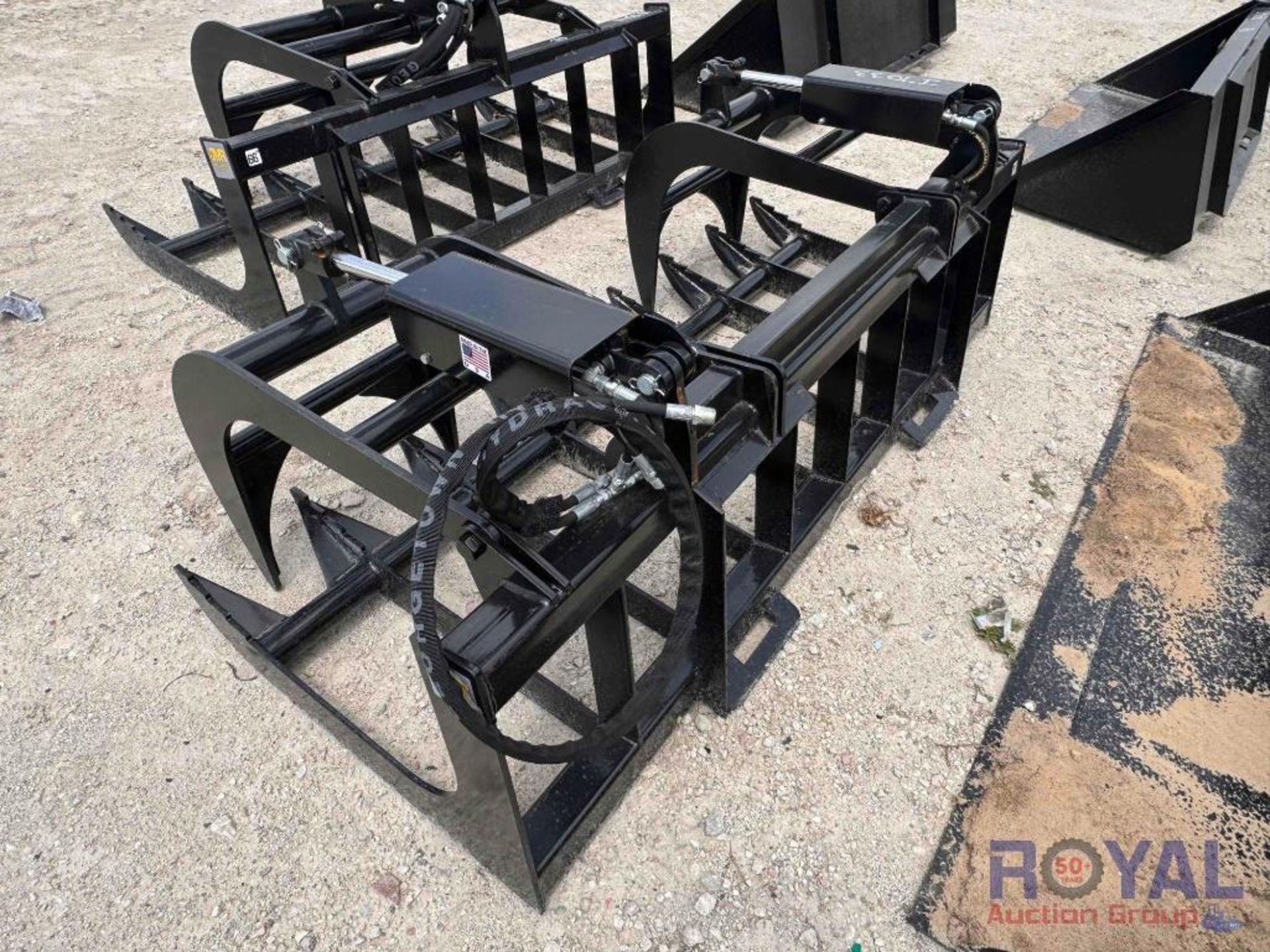 2024 JMR Dual Cylinder 78in Root Grapple Skid Steer Attachment - Bild 3 aus 4