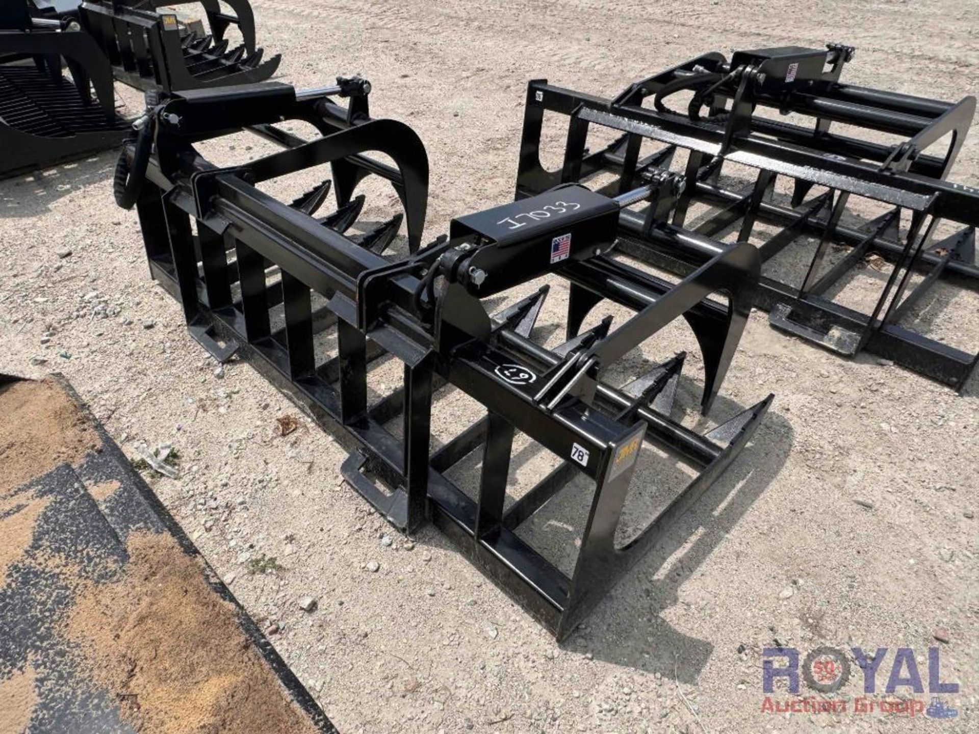 2024 JMR Dual Cylinder 78in Root Grapple Skid Steer Attachment - Bild 2 aus 4