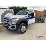 2015 Ford F550 Diesel Cab and Chassis Truck