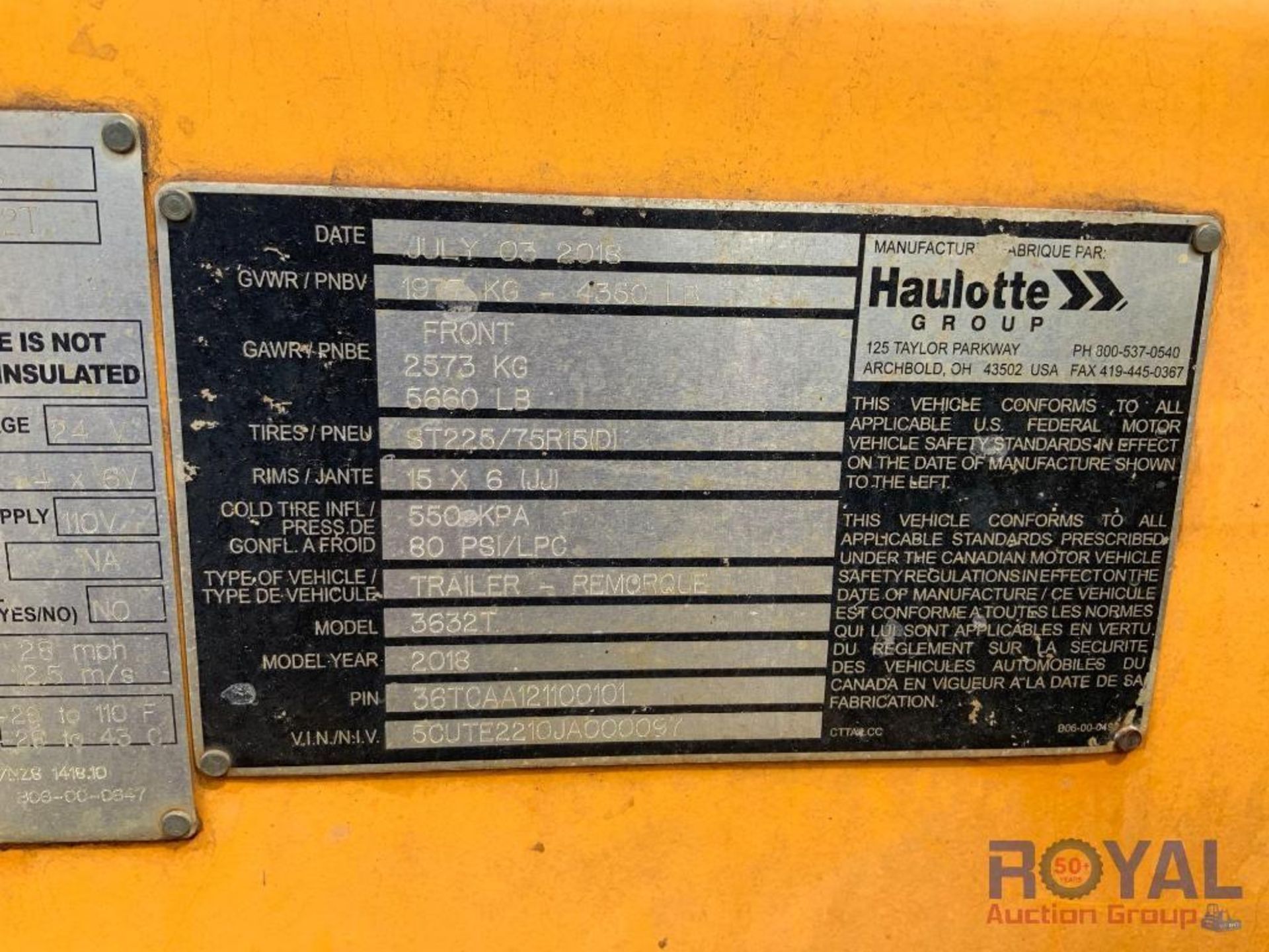 2018 Haulotte 3632T 37FT Towable Man Lift - Bild 6 aus 22