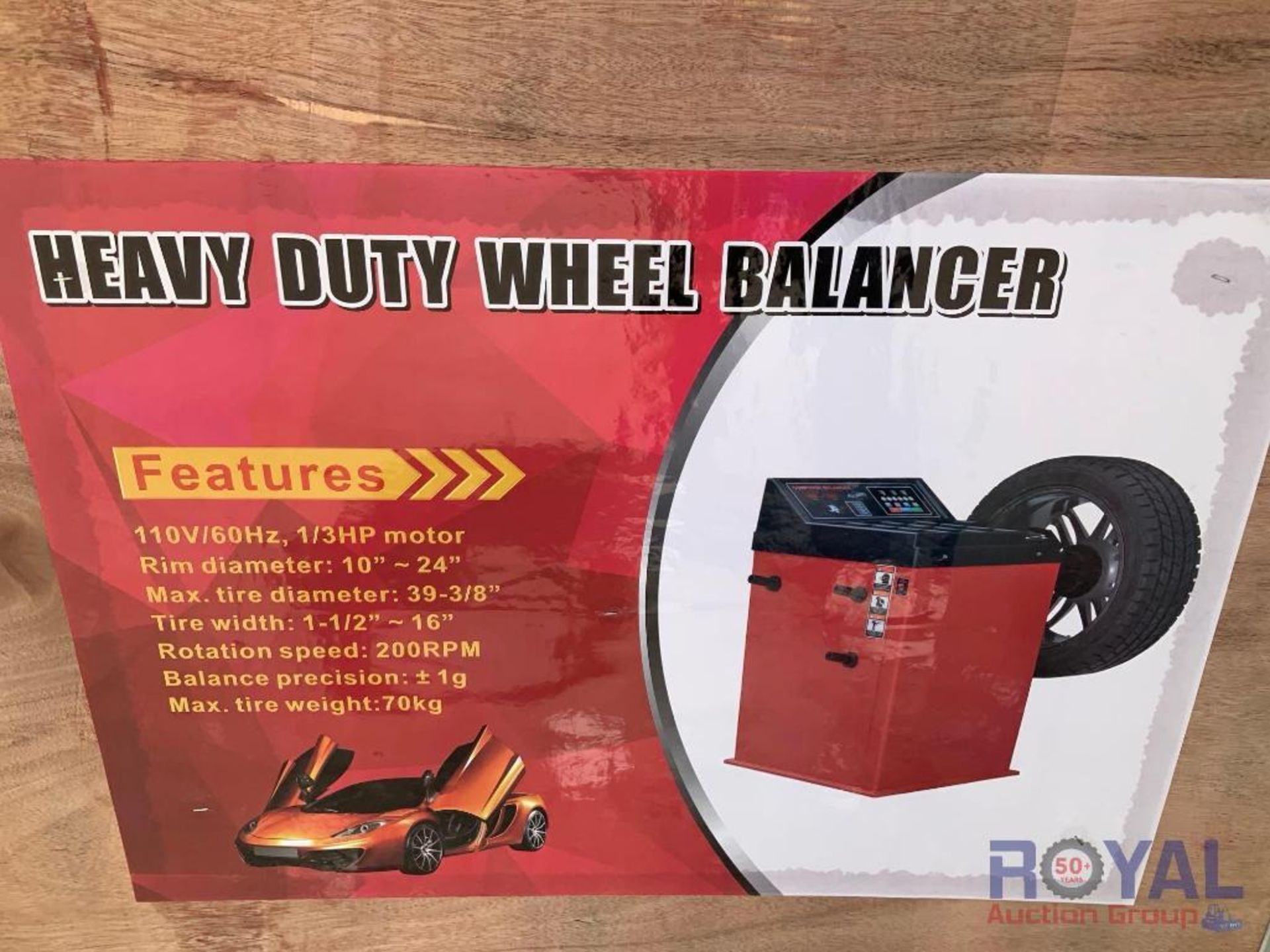 2024 Heavy Duty Wheel Balancer - Image 5 of 5