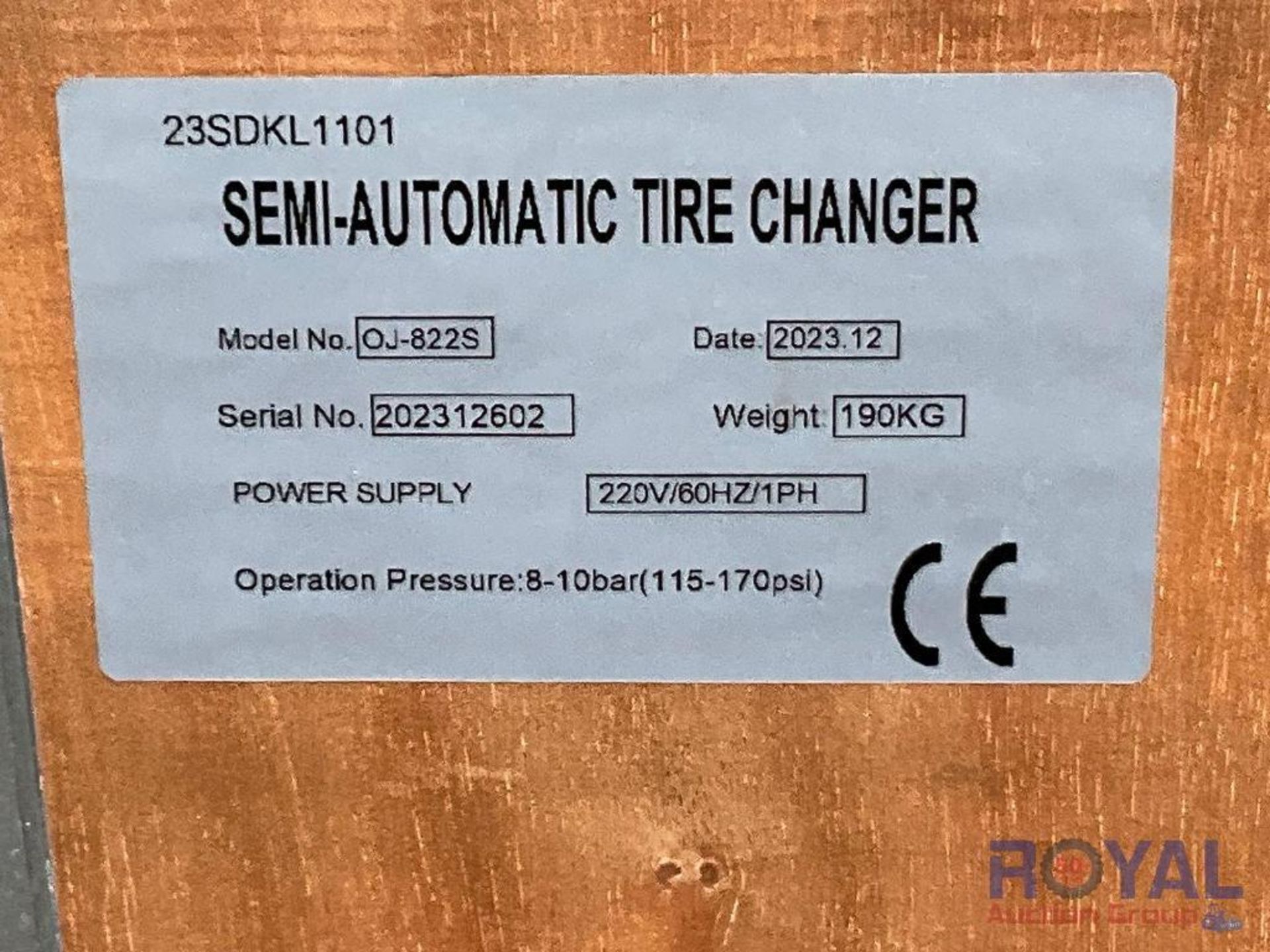 2023 Semi-Automatic Tire Changer - Image 3 of 6