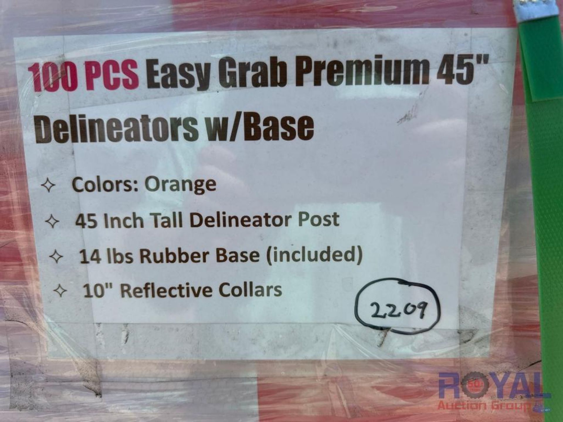 2024 100pcs Easy Gram Premium 45in Delineators With Base - Bild 3 aus 3