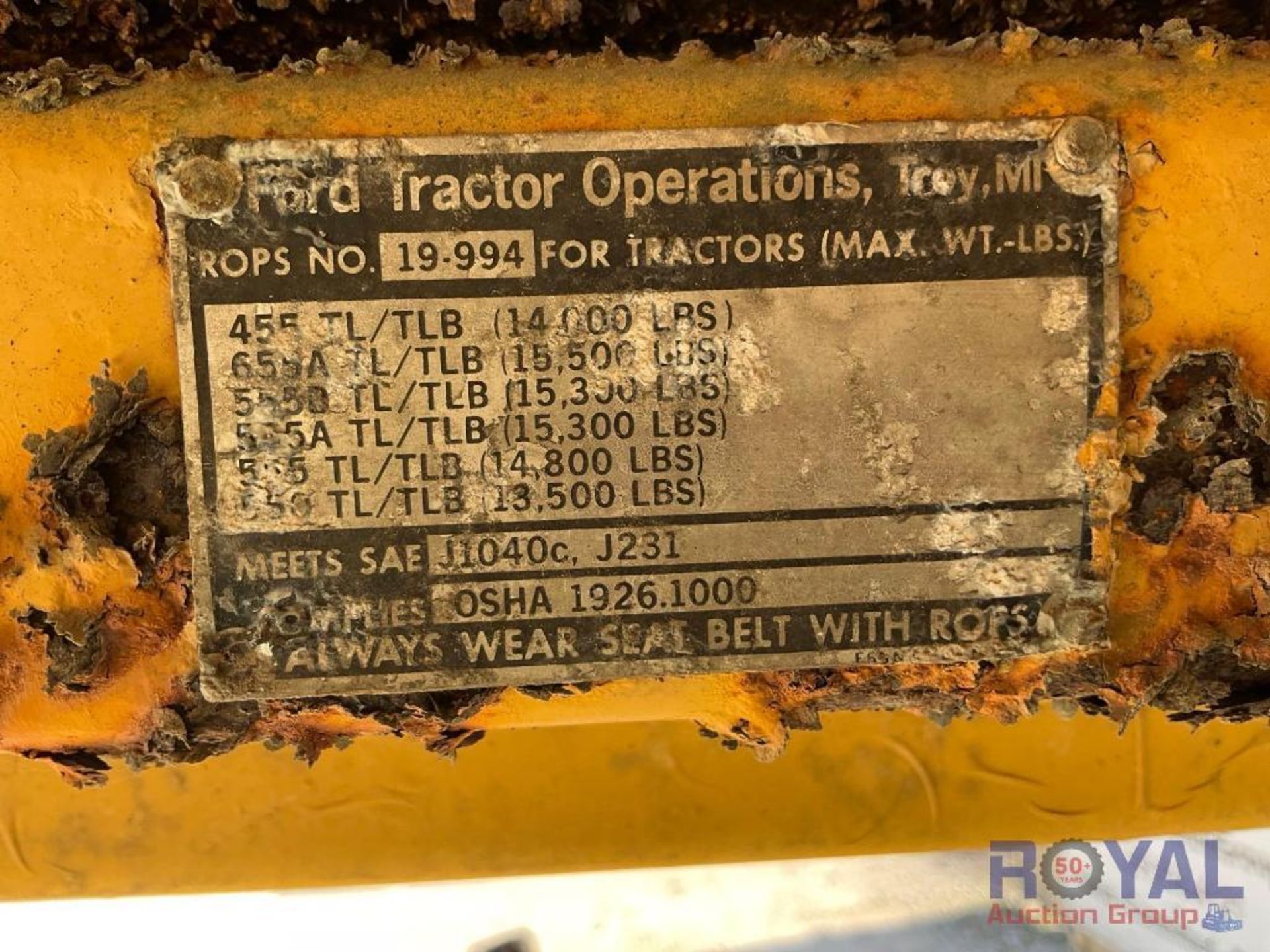 Ford 555B Loader Backhoe - Image 46 of 48