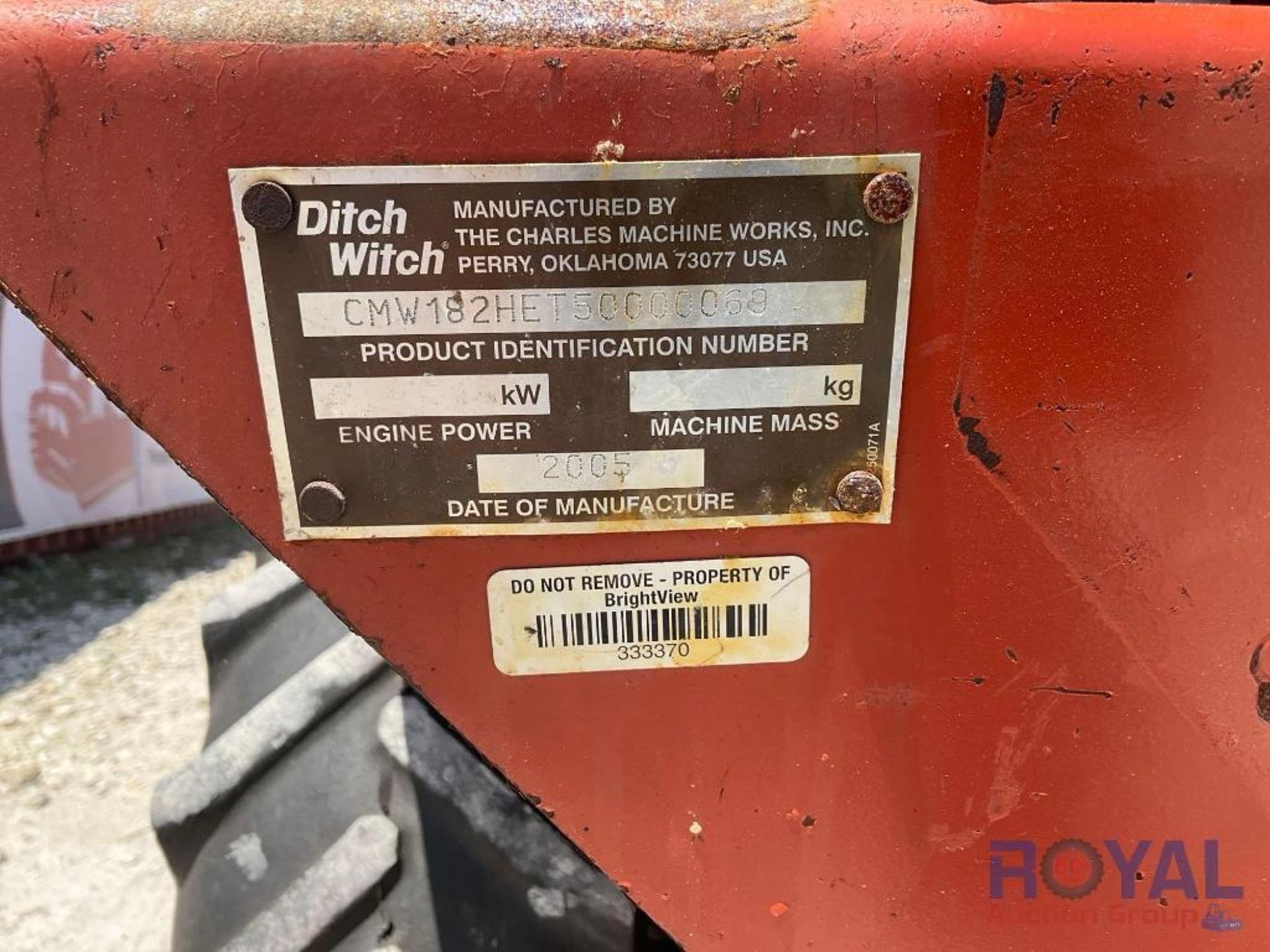 2005 Ditch Witch 1820 Walk Behind Trencher - Image 5 of 16
