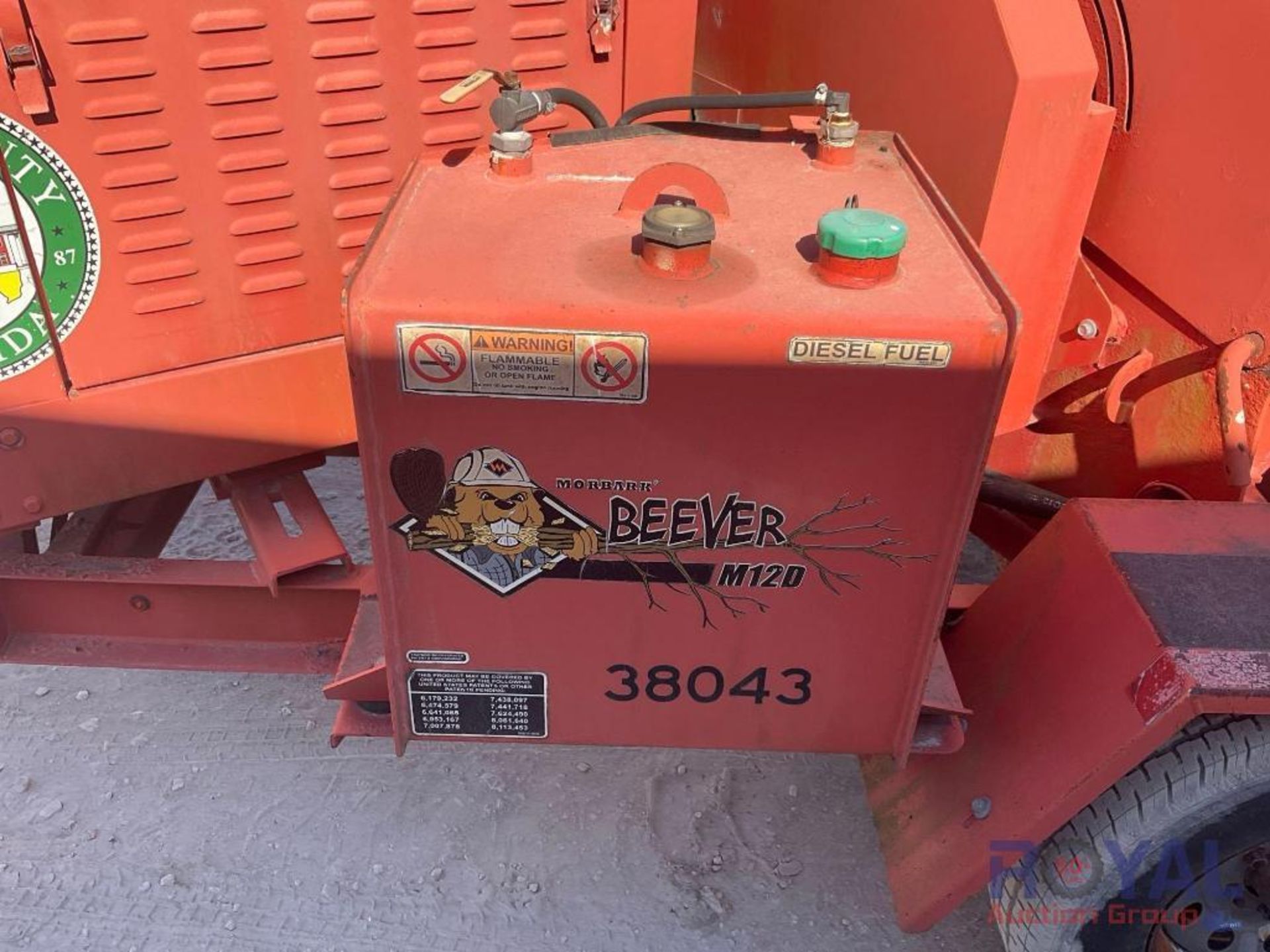2013 Morbark Beevers M12D 12in Towable Wood Chipper - Image 14 of 18