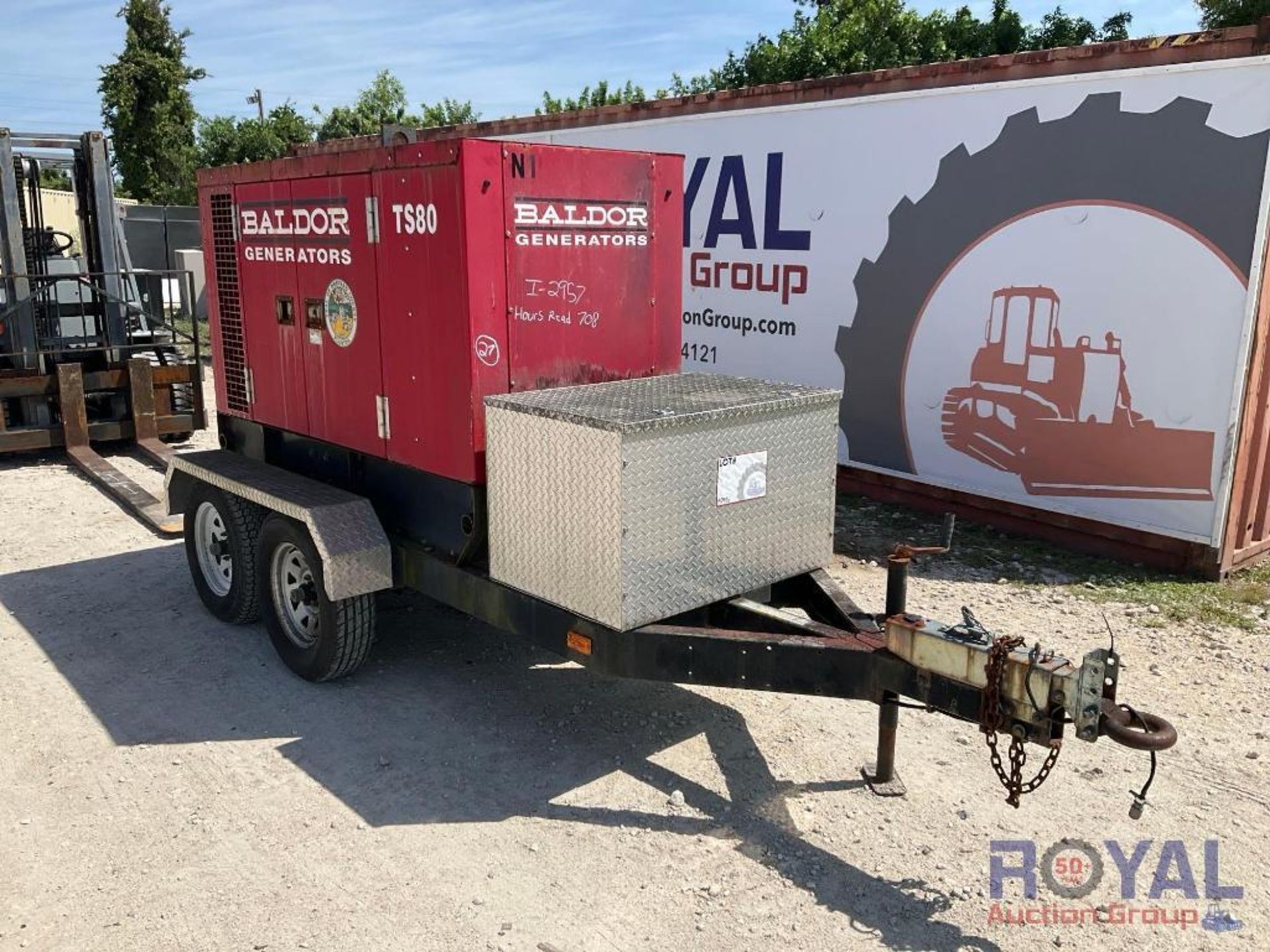 Baldor TS80 65kW Towable Diesel Generator