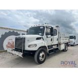 2011 Freightliner M2 106 Heavy Duty Crew Cab Utility Flatbed Truck