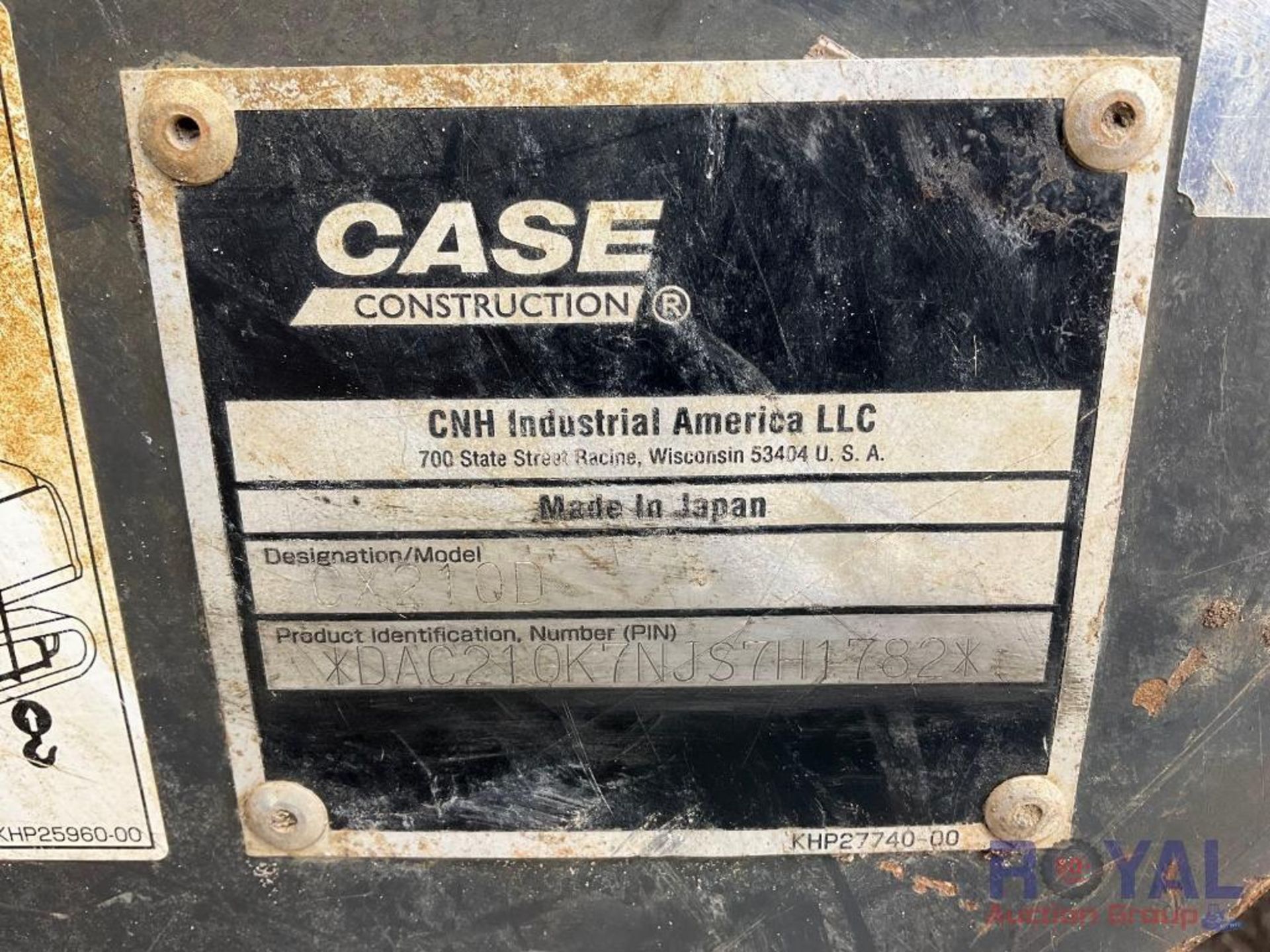 2017 Case CX210D Hydraulic Excavator - Image 5 of 25