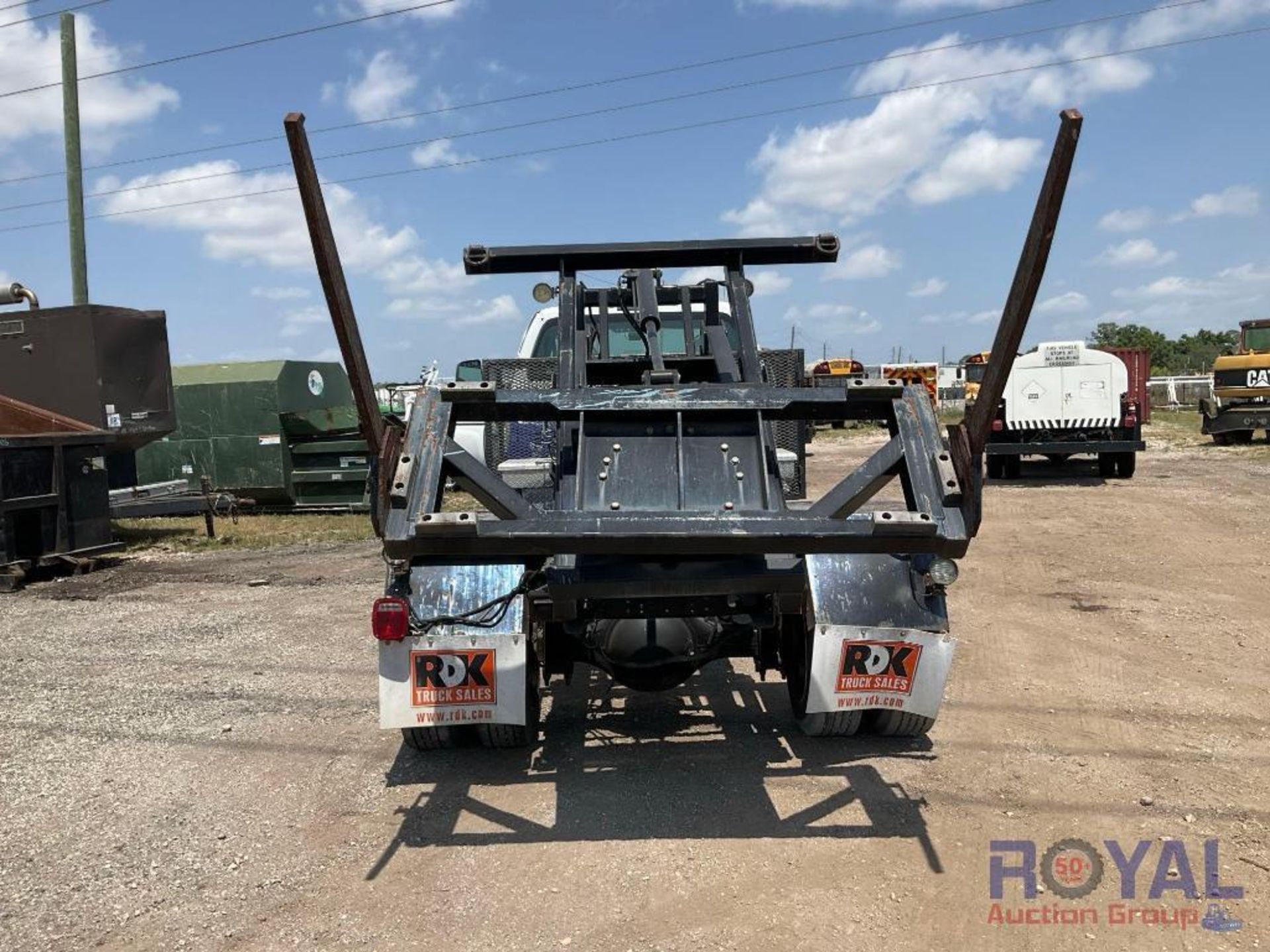 2015 Ford F650 Stellar CCR Container Carrier Dumpster Truck - Image 3 of 40