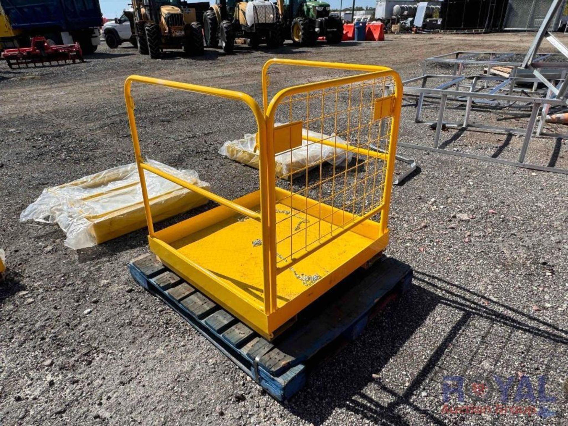 Forklift Collapsible Safety Cage Man Basket - Bild 3 aus 5