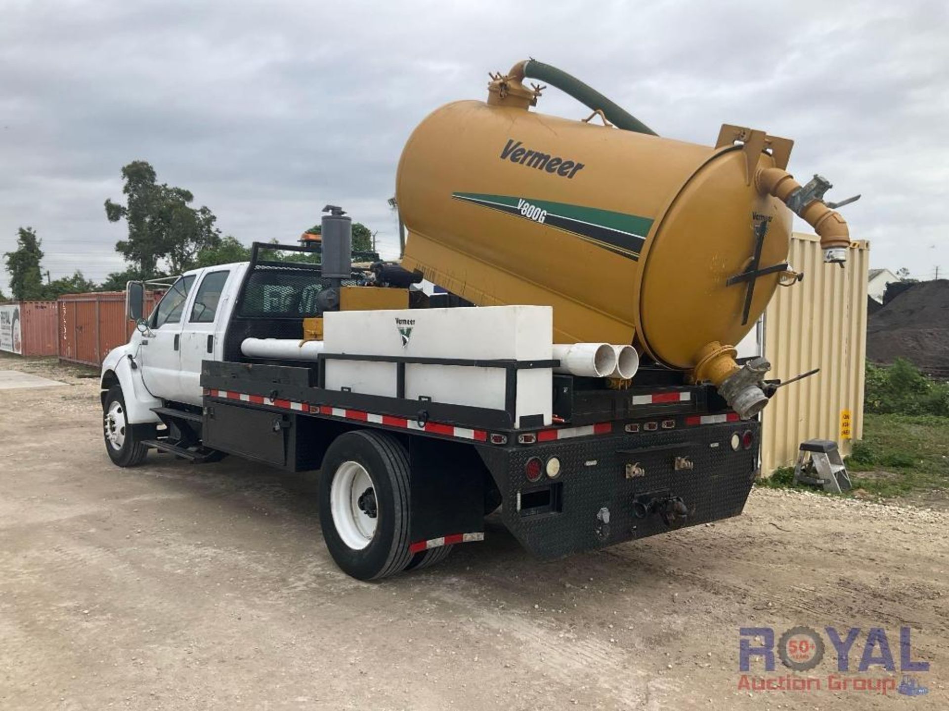 2000 Ford F650 SuperDuty Crew Cab Vermeer V800G Vacuum Truck - Image 4 of 49