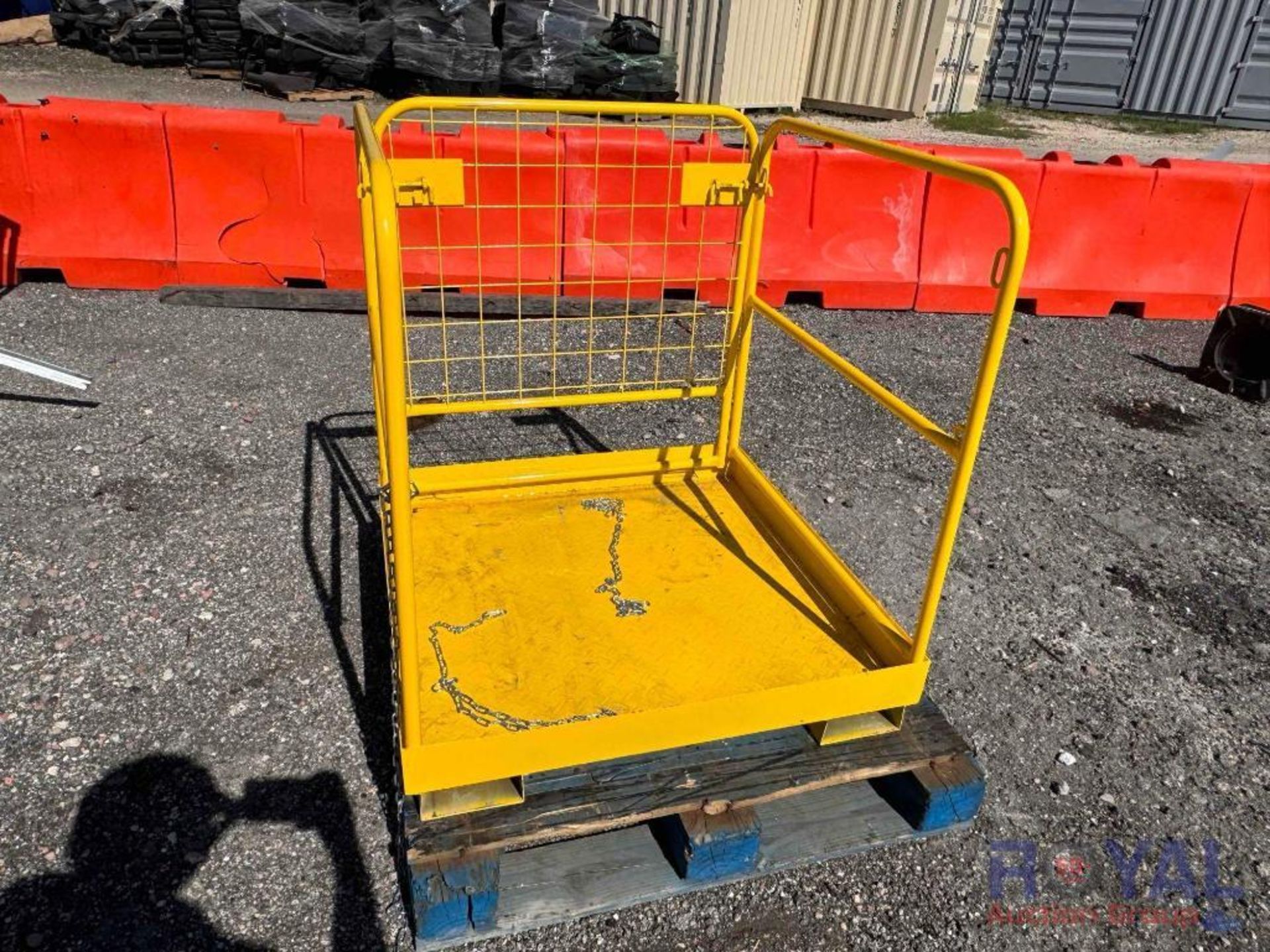 Forklift Collapsible Safety Cage Man Basket - Image 5 of 5