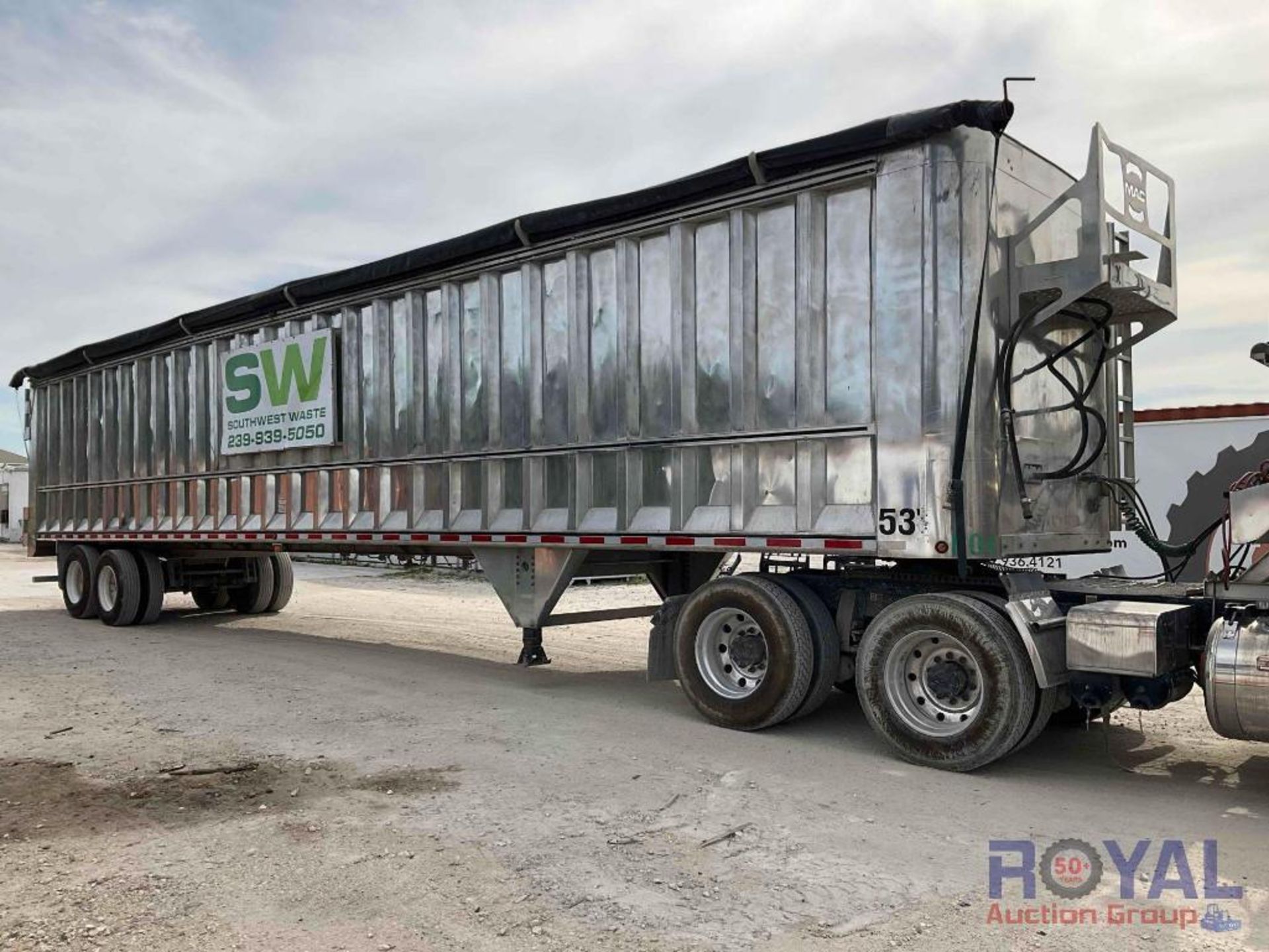 2022 Mac 53ft Aluminum Walking Floor Trailer - Image 4 of 18