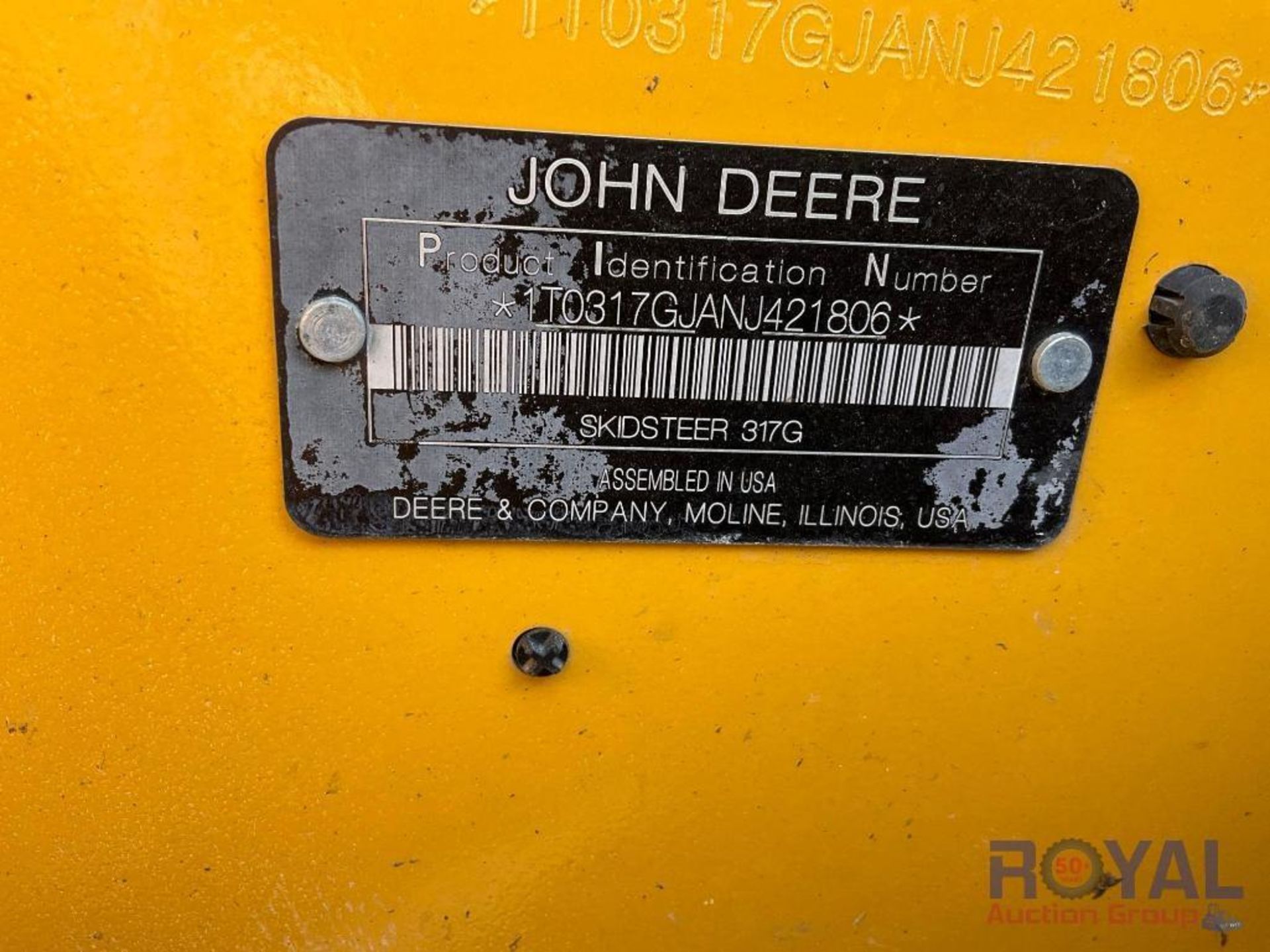 2022 John Deere 317G Compact Track Loader Skid Steer - Image 8 of 21