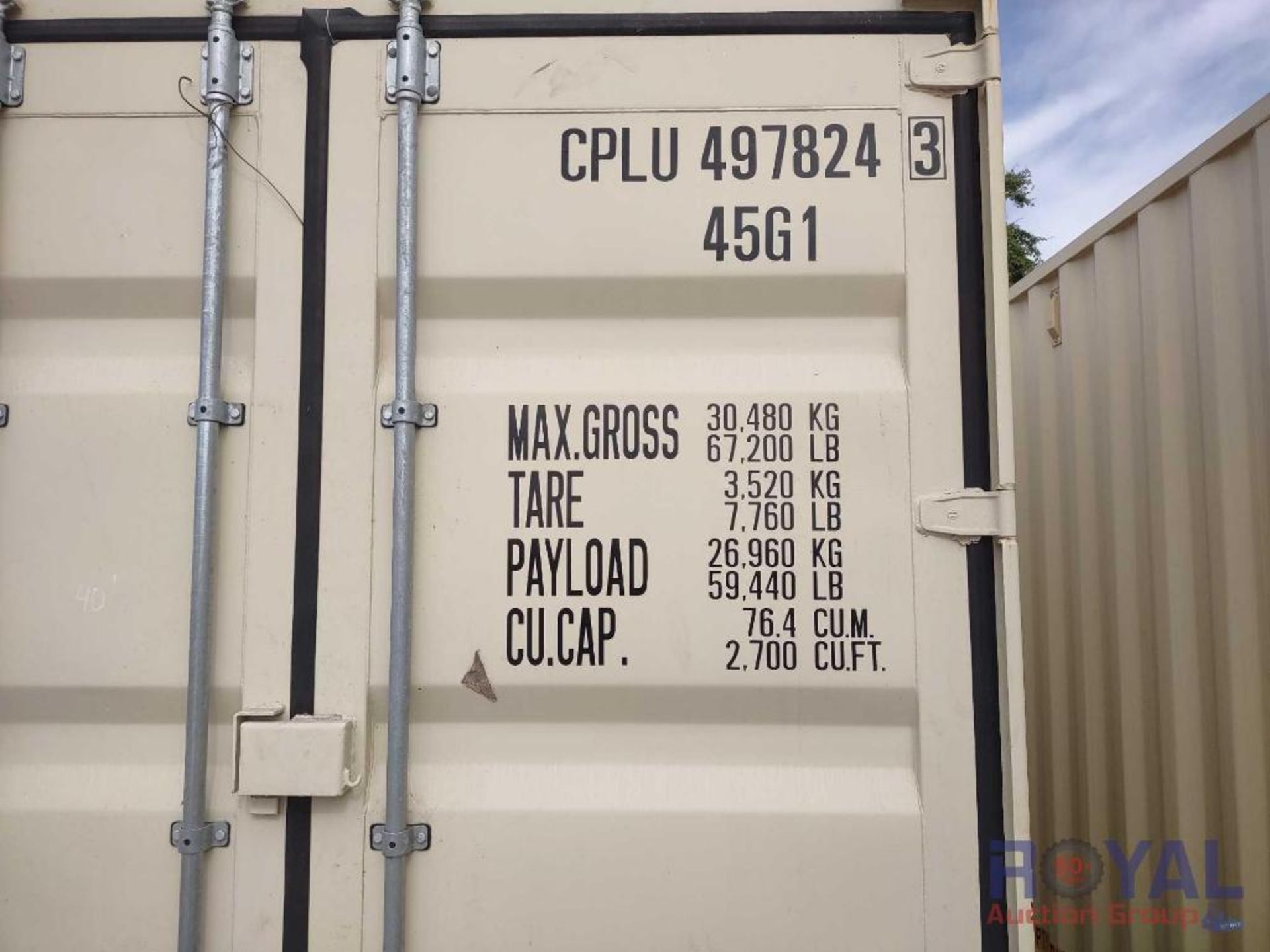 40ft One Time Use Shipping Container - Image 5 of 6