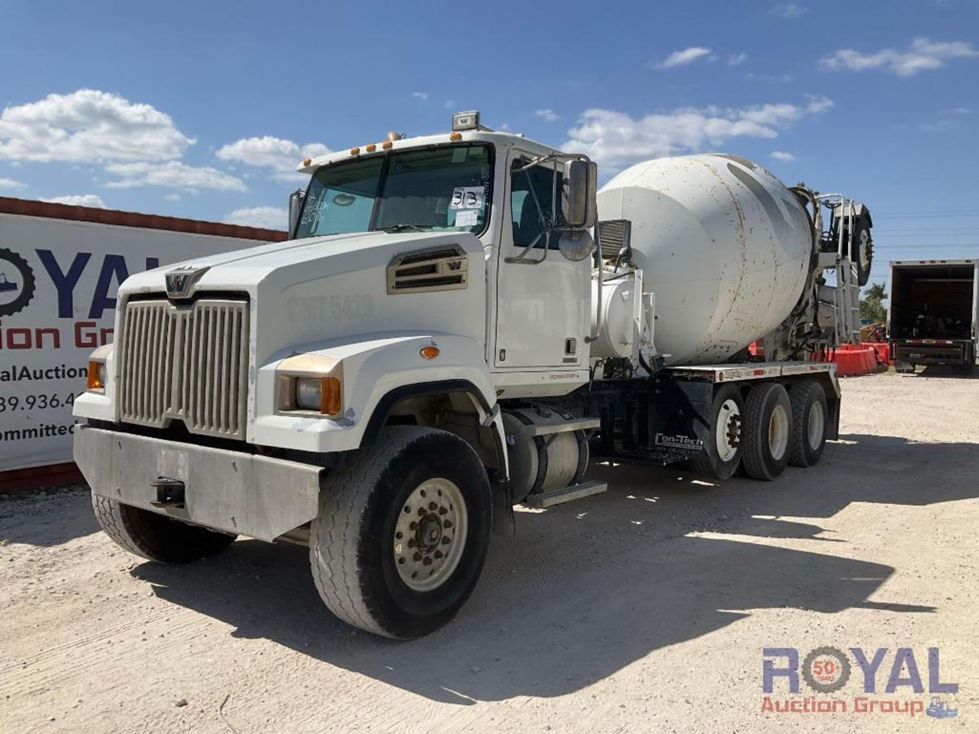 2020 Western Star 4700 Con-Tech Bridgeking 11 CuYd Tri-Axle Cement Mixer