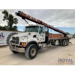 2007 Mack CV713 Granite Roofing Conveyer Flatbed Truck