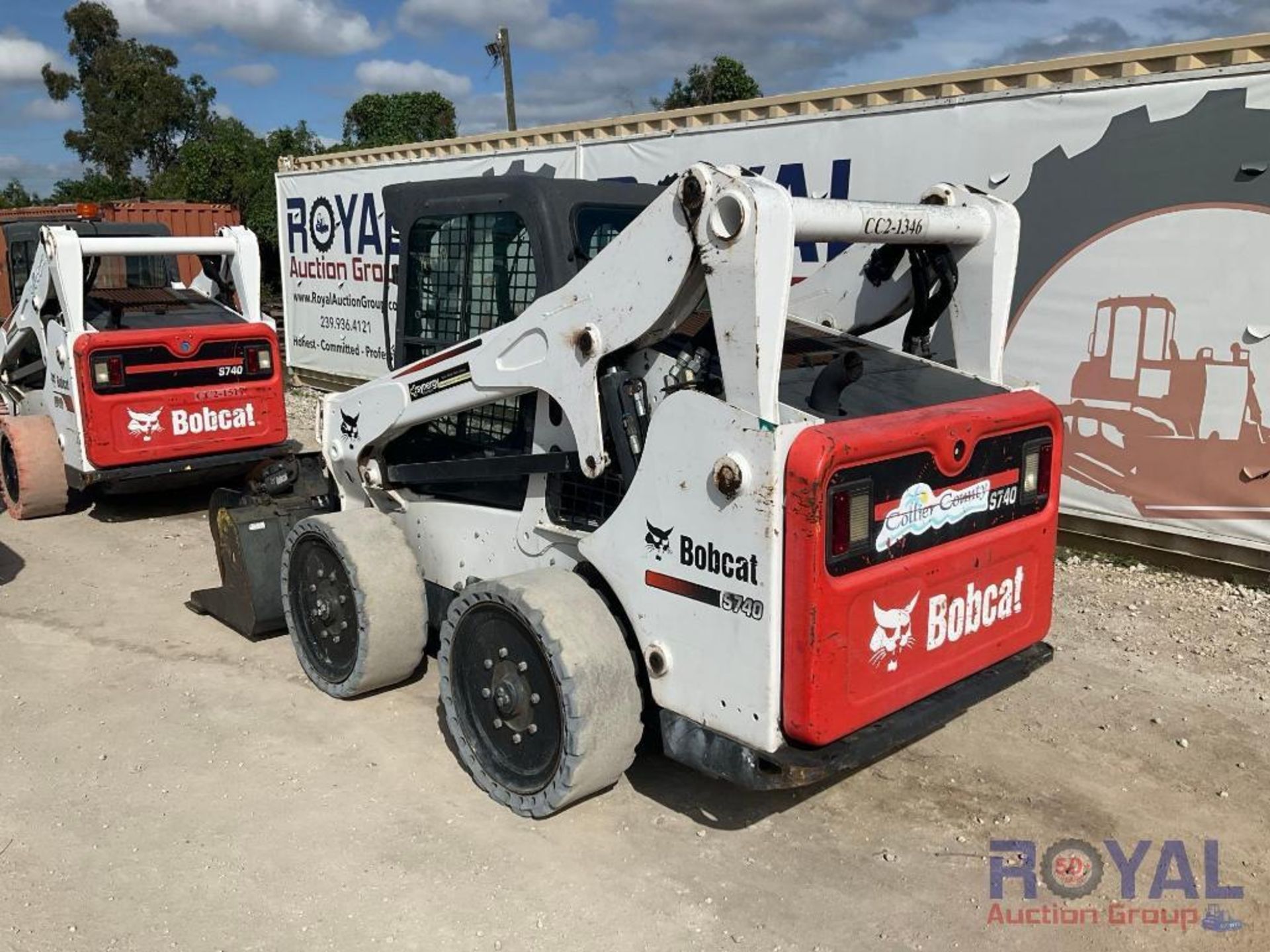 2016 Bobcat S740 Compact Wheel Loader Skid Steer - Image 4 of 31