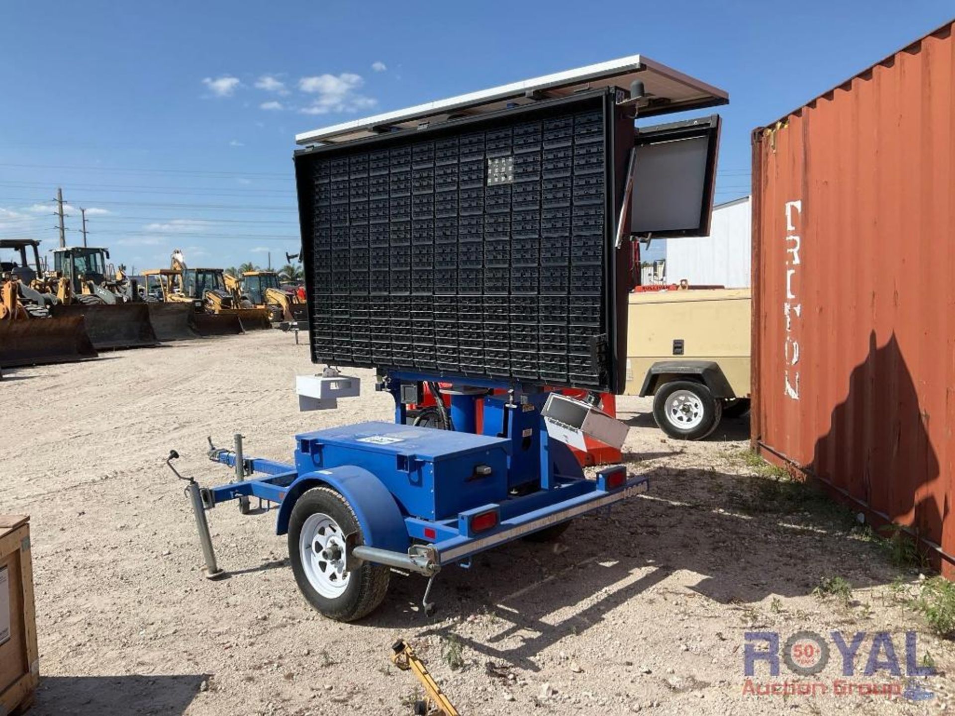 2018 Wanco Solar Towable Traffic Control Message Board - Image 2 of 16