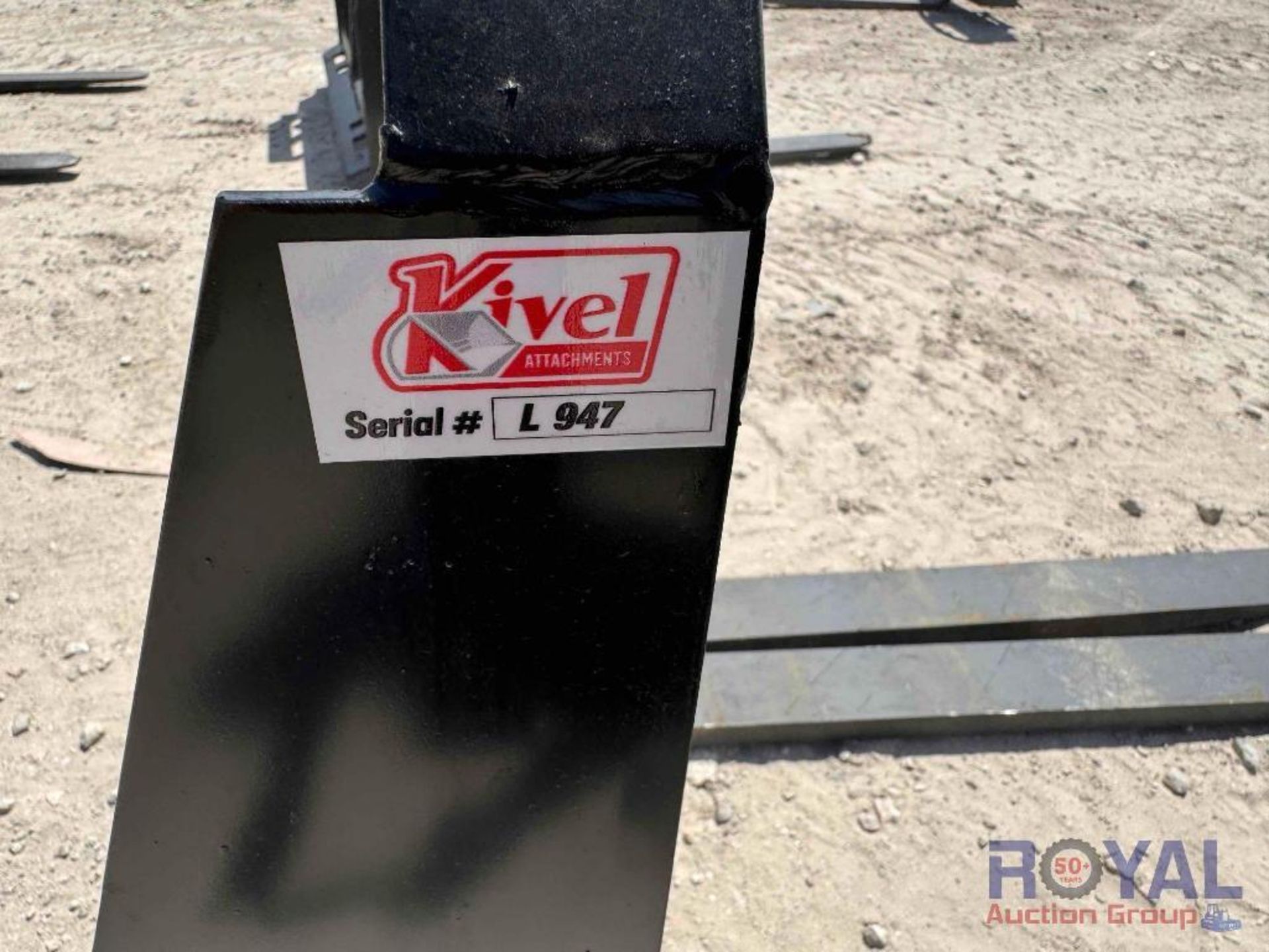 2024 Kivel 48in 3500lbs Skid Steer Fork Attachment - Bild 5 aus 6