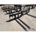 2024 Kivel 48in 3500lbs Skid Steer Fork Attachment