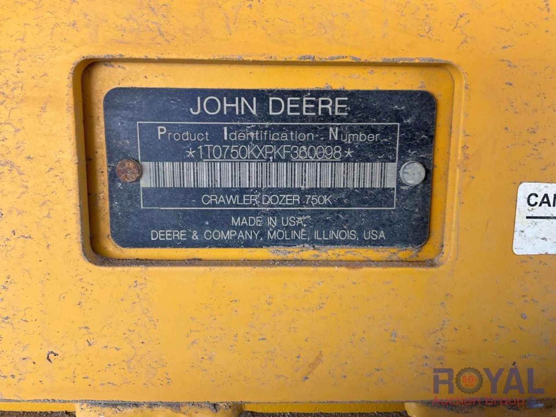 2019 John Deere 750K Crawler Tractor Dozer *GPS - Bild 31 aus 35