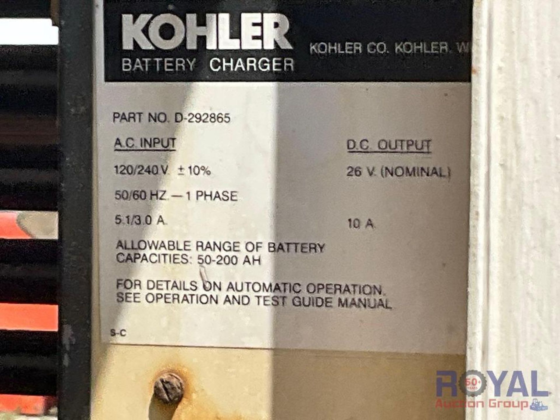 Koehler Generator W/ Diesel tank - Image 14 of 18