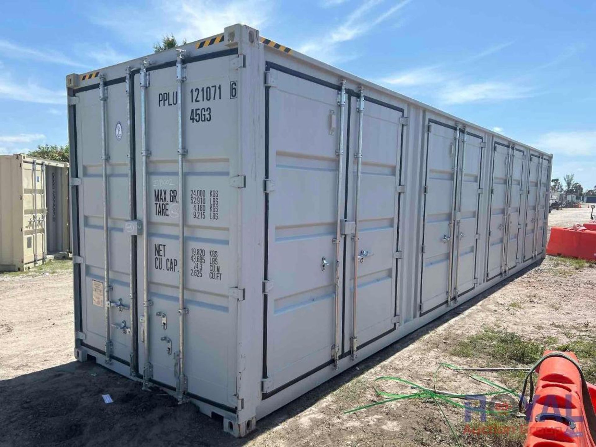 40ft 10 Door One Time Use Shipping Container