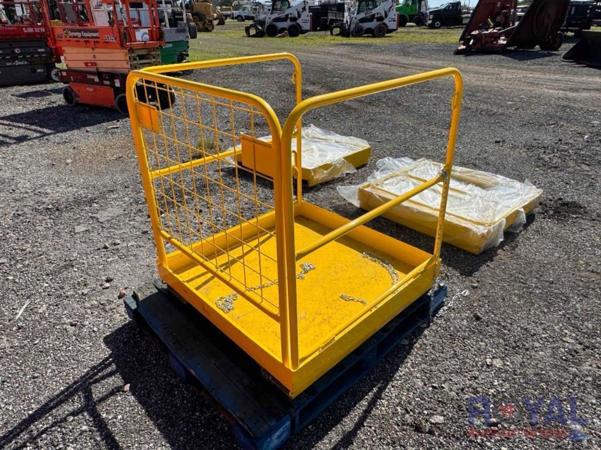 Forklift Collapsible Safety Cage Man Basket - Bild 4 aus 5