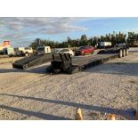 1985 International 25ft Tri-Axle Lowboy Trailer