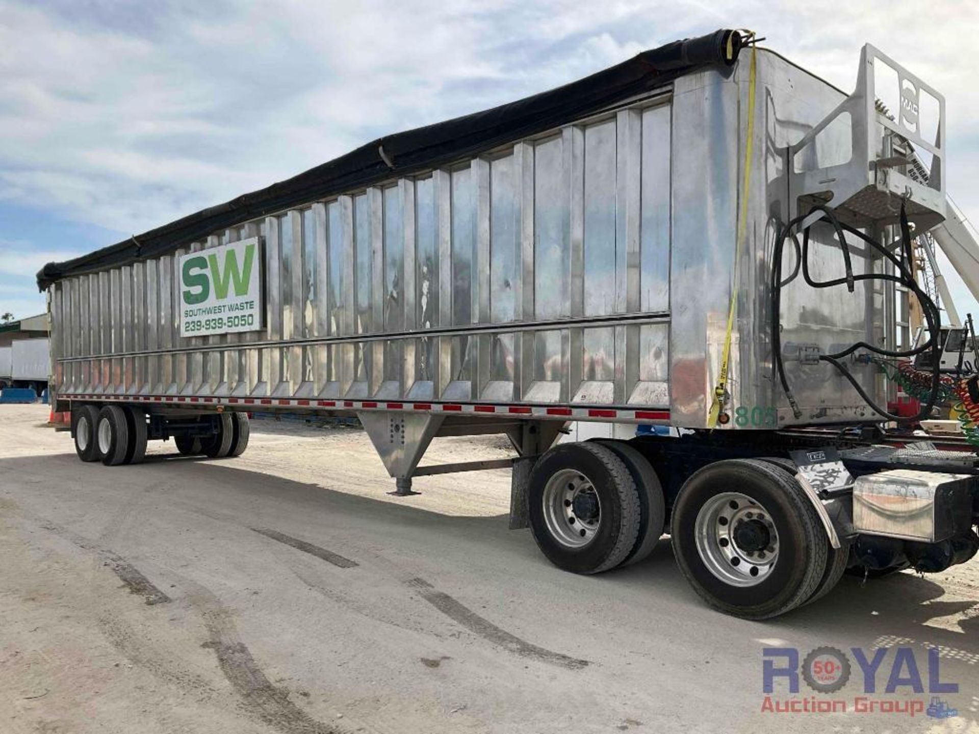 2022 Mac 53ft Aluminum Walking Floor Trailer - Image 4 of 18