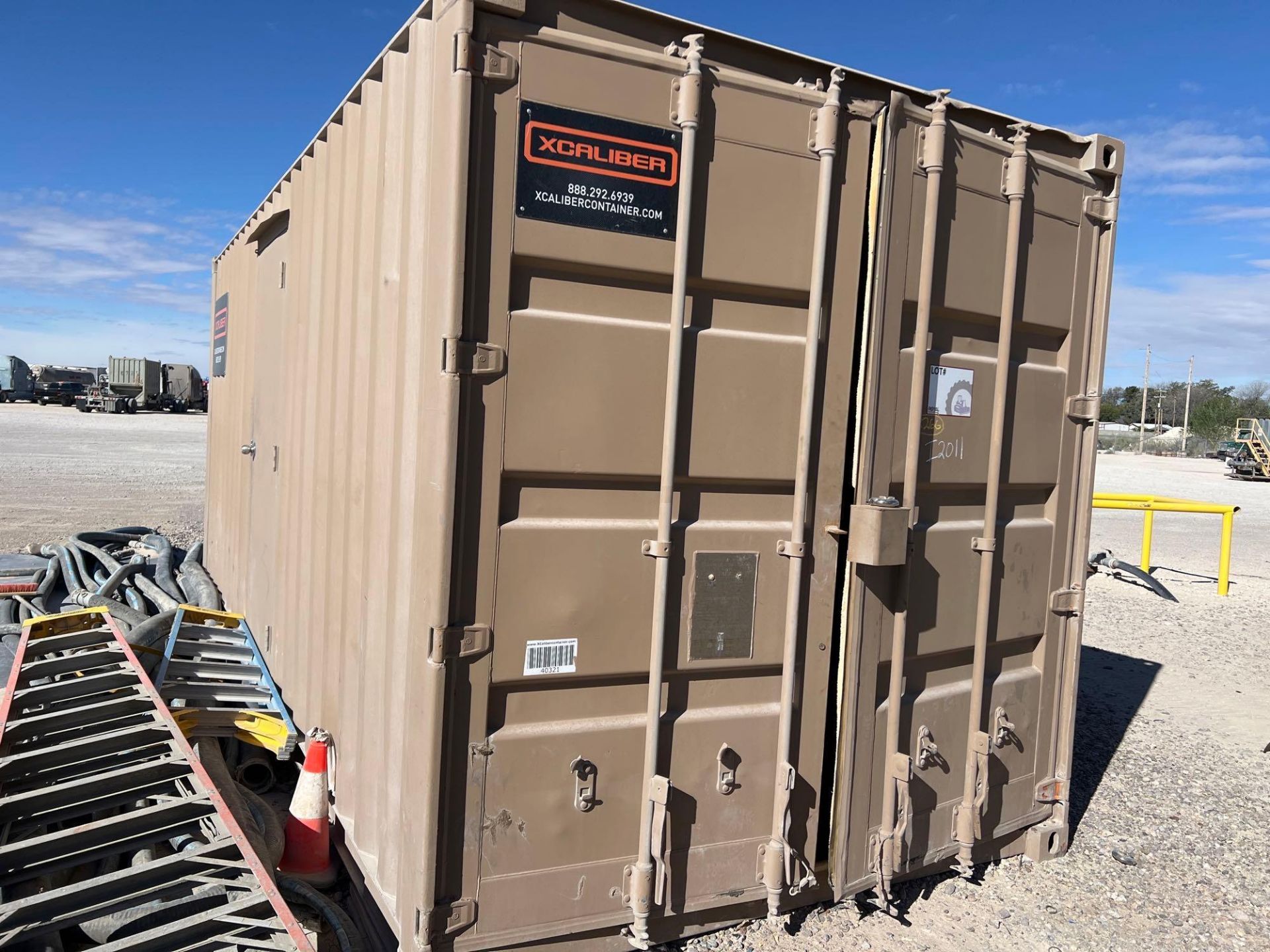 2008 20ft Insulated Shipping Container with AC - Image 2 of 14