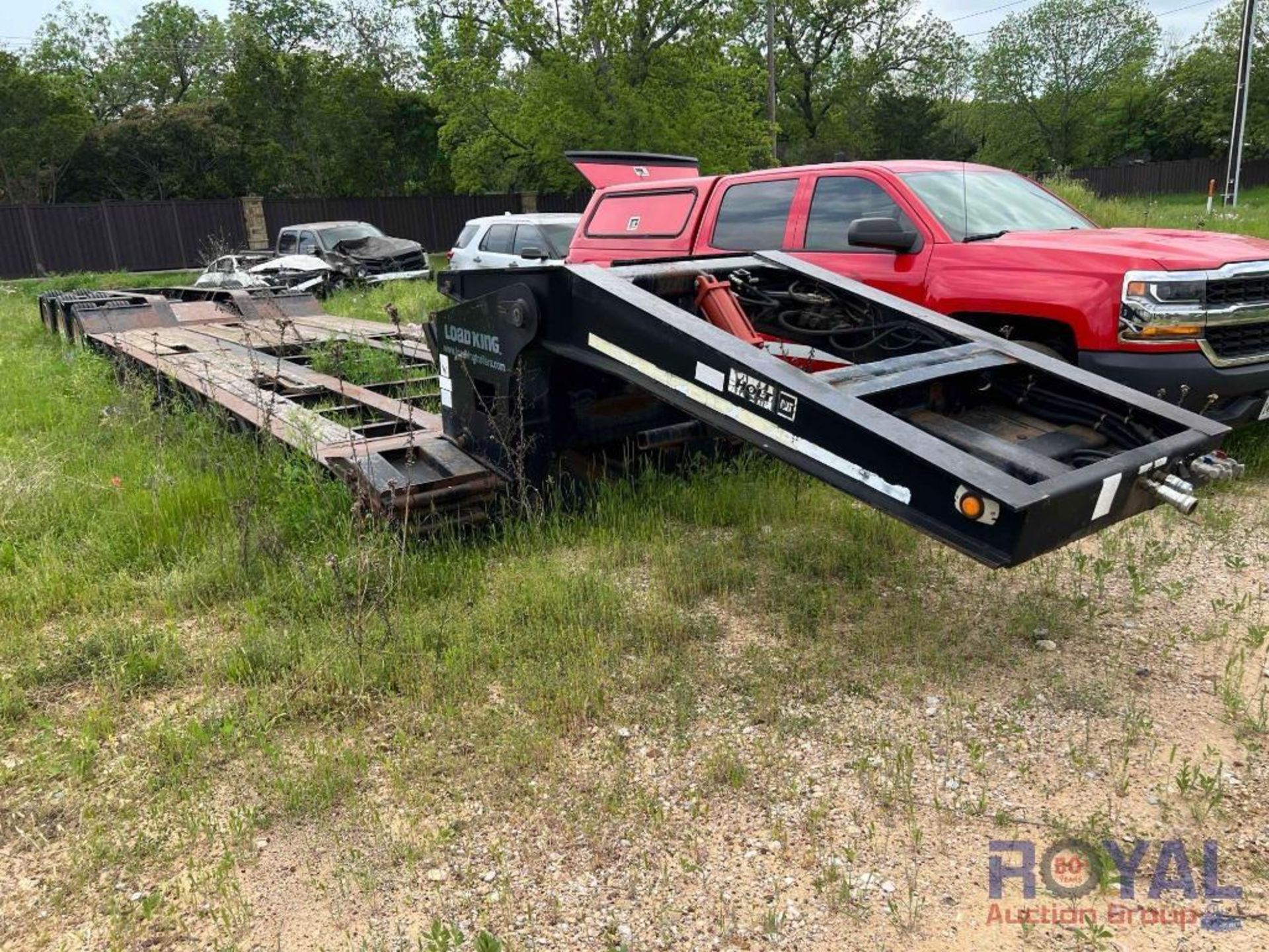 2002 Load King 553 SS 55-Ton Tri-Axle RGN Lowboy Trailer