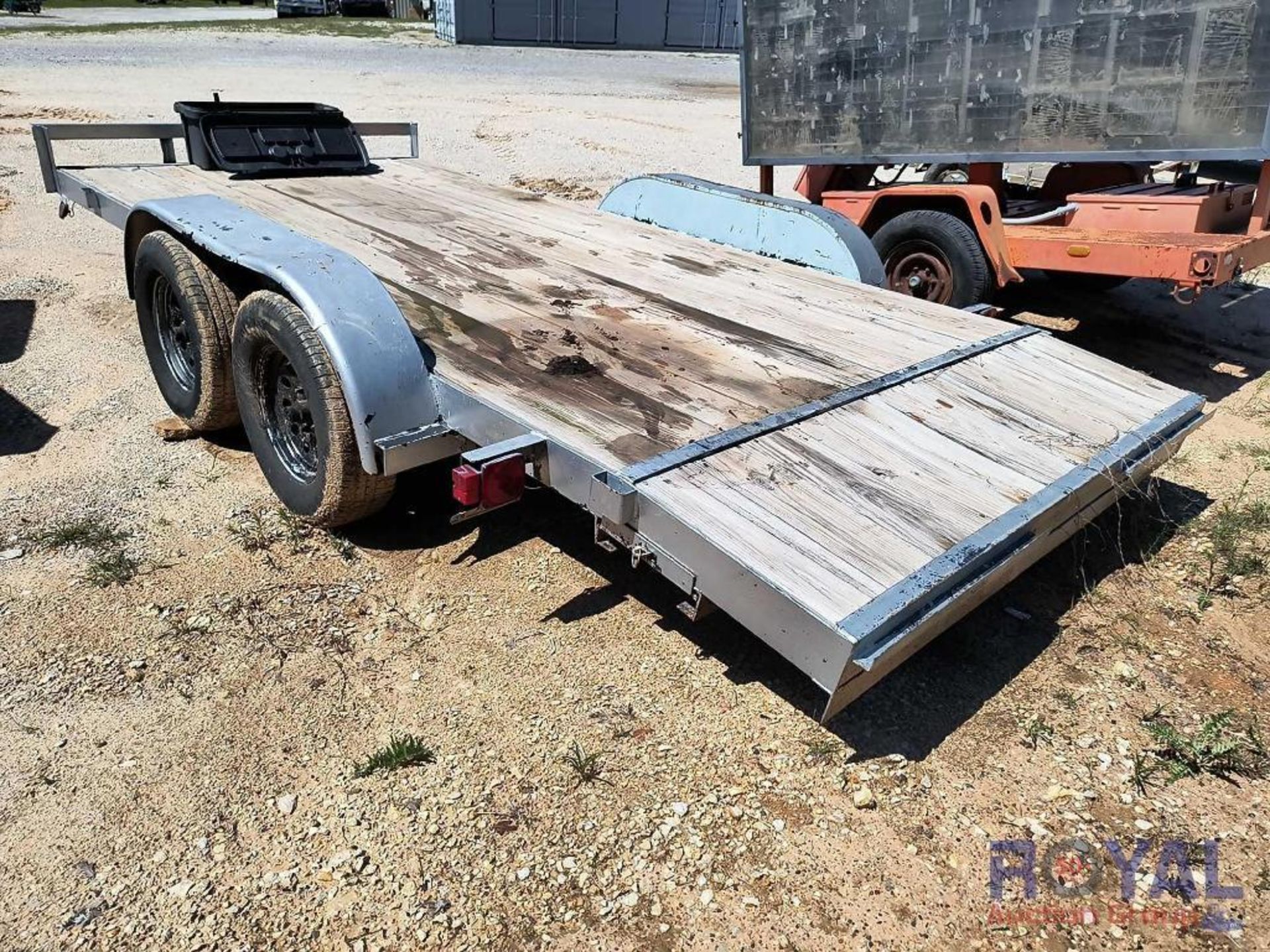 16Ft Flatbed Tandem Axle Bumper Pull Trailer - Image 5 of 10