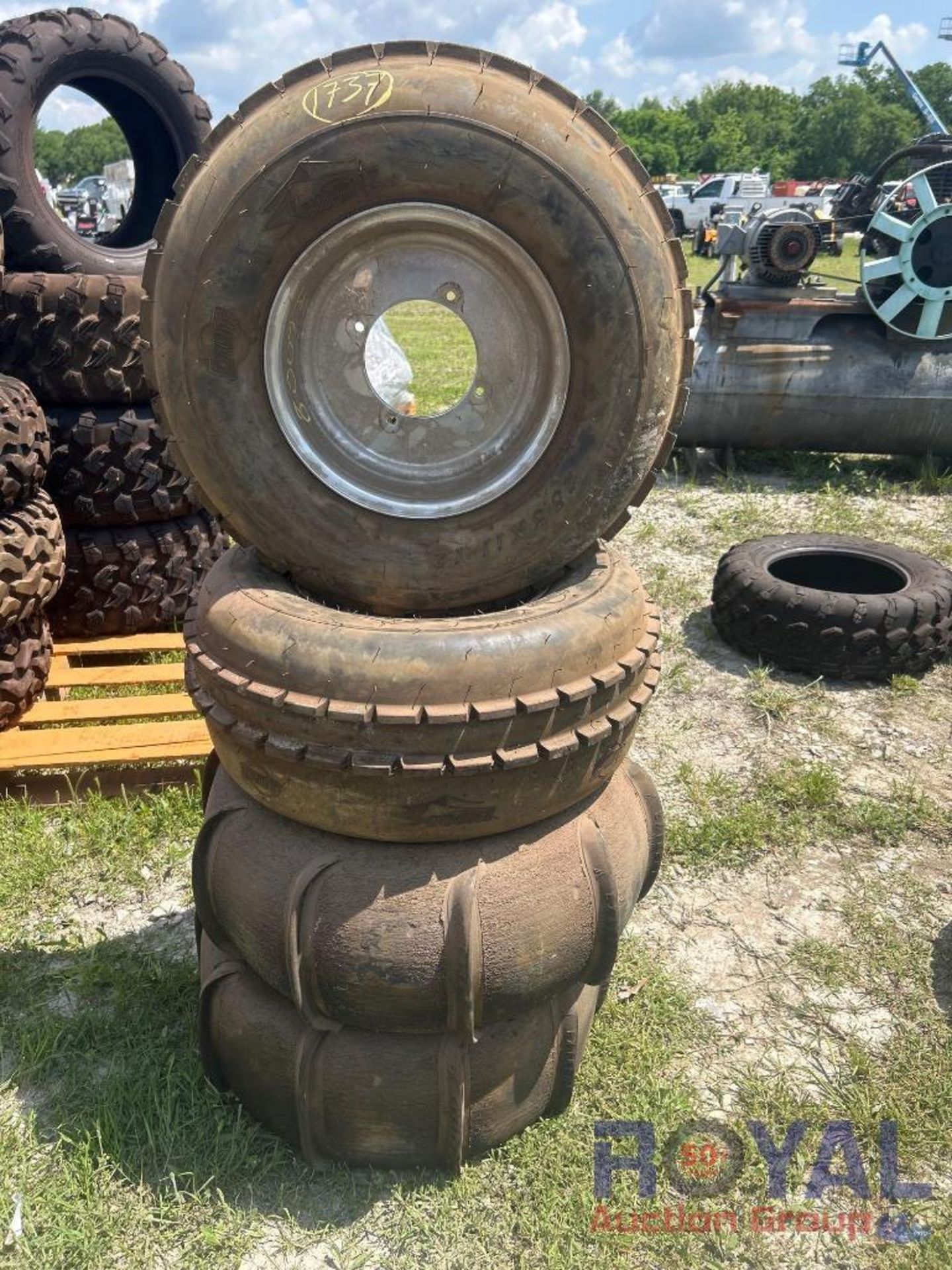 Lot of 4 Dune Buggy Wheels and Tires - Image 4 of 4