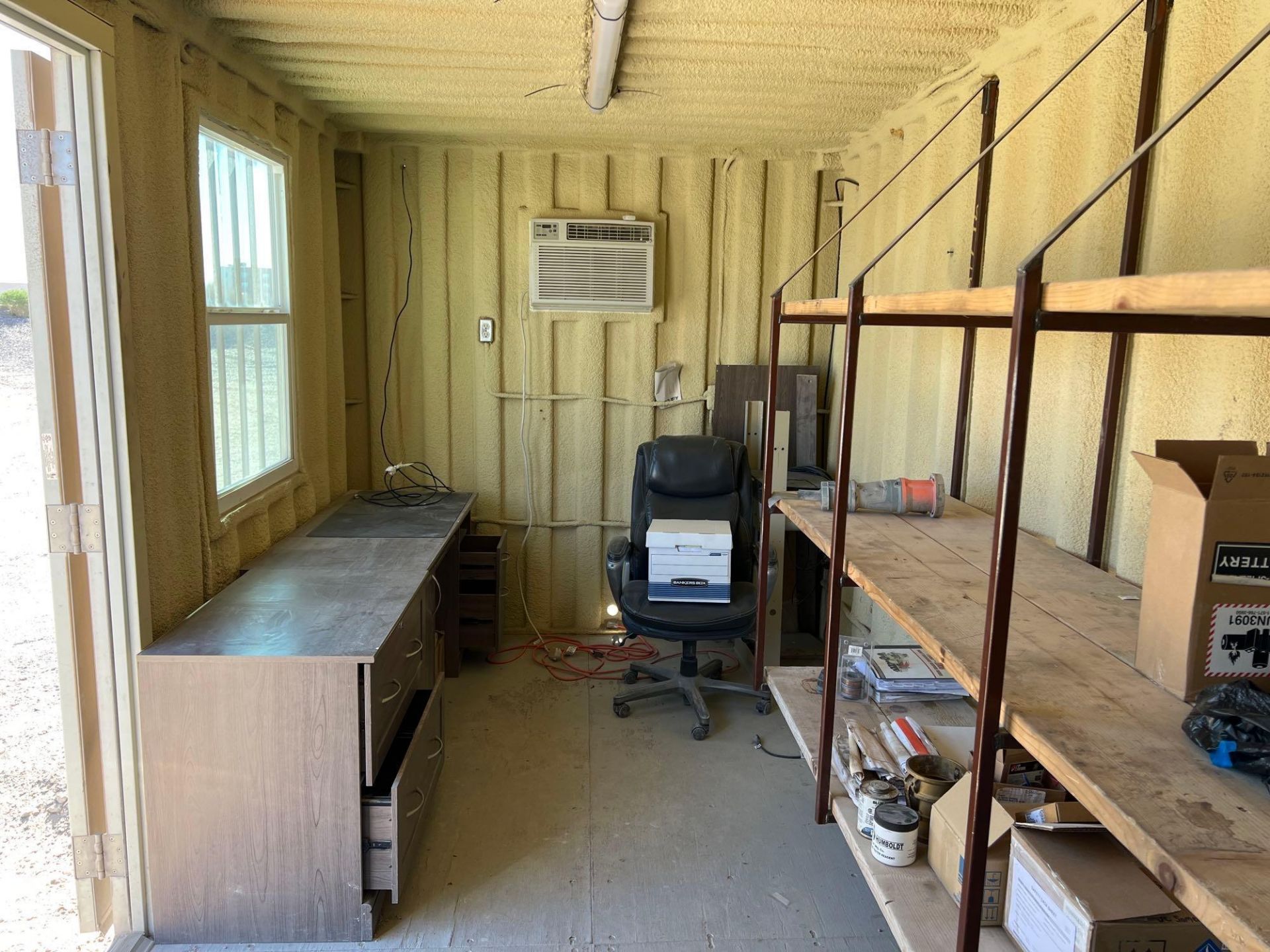 20ft Insulated Shipping Container Office With AC - Image 3 of 9